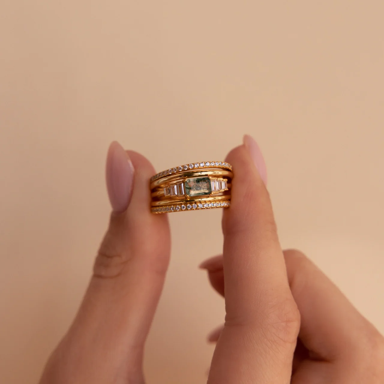 Agate Statement Ring - Image 3