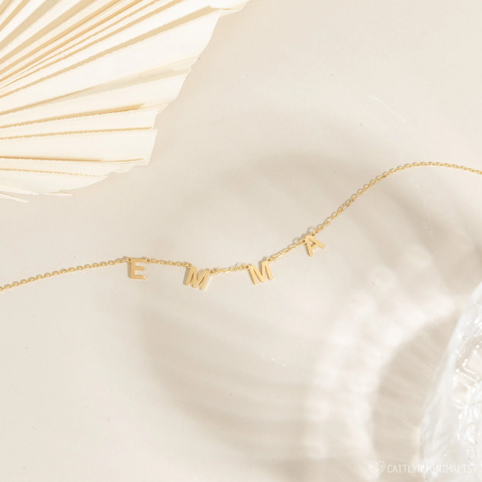 Alice Letter Name Necklace - Image 2