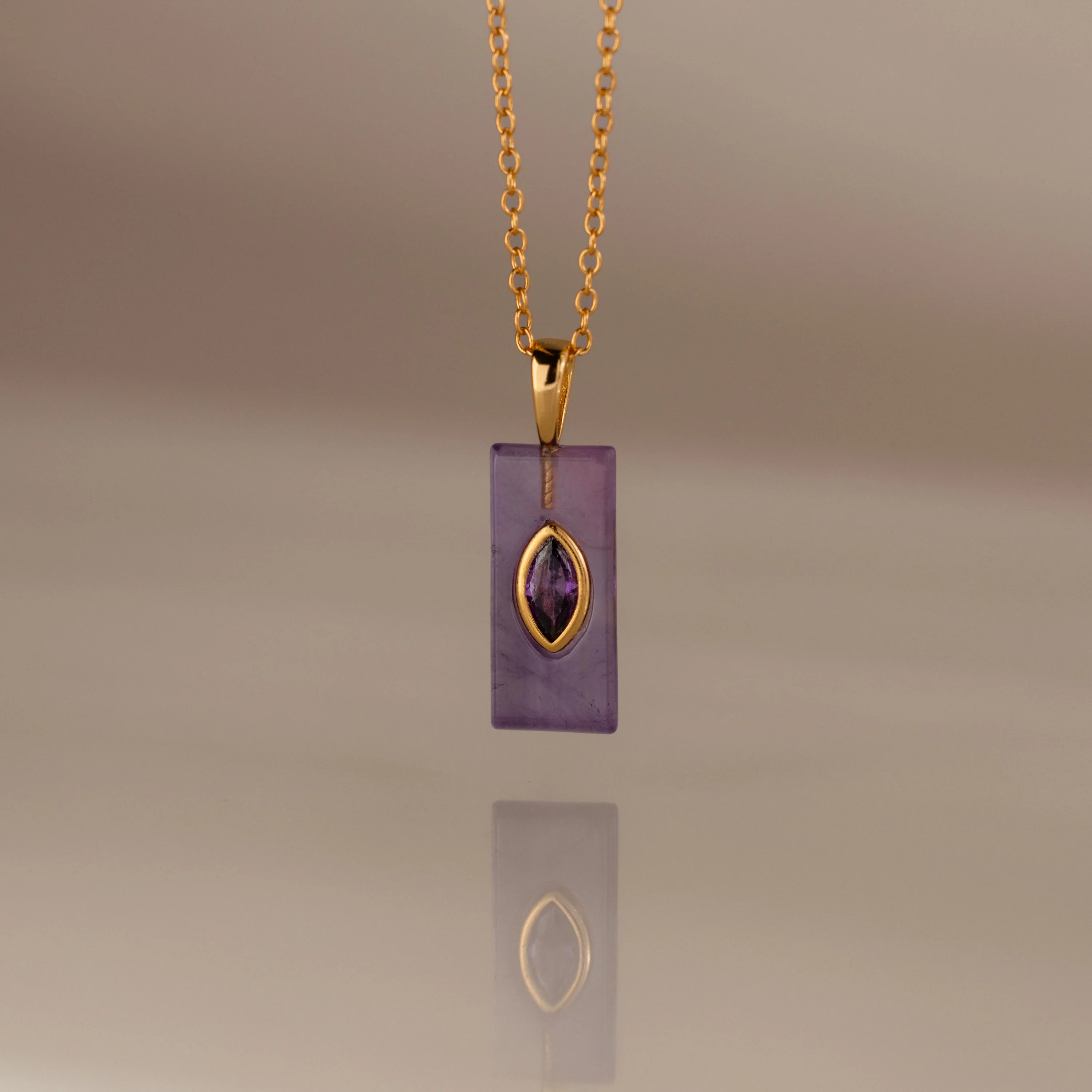 Amethyst Crystal Necklace