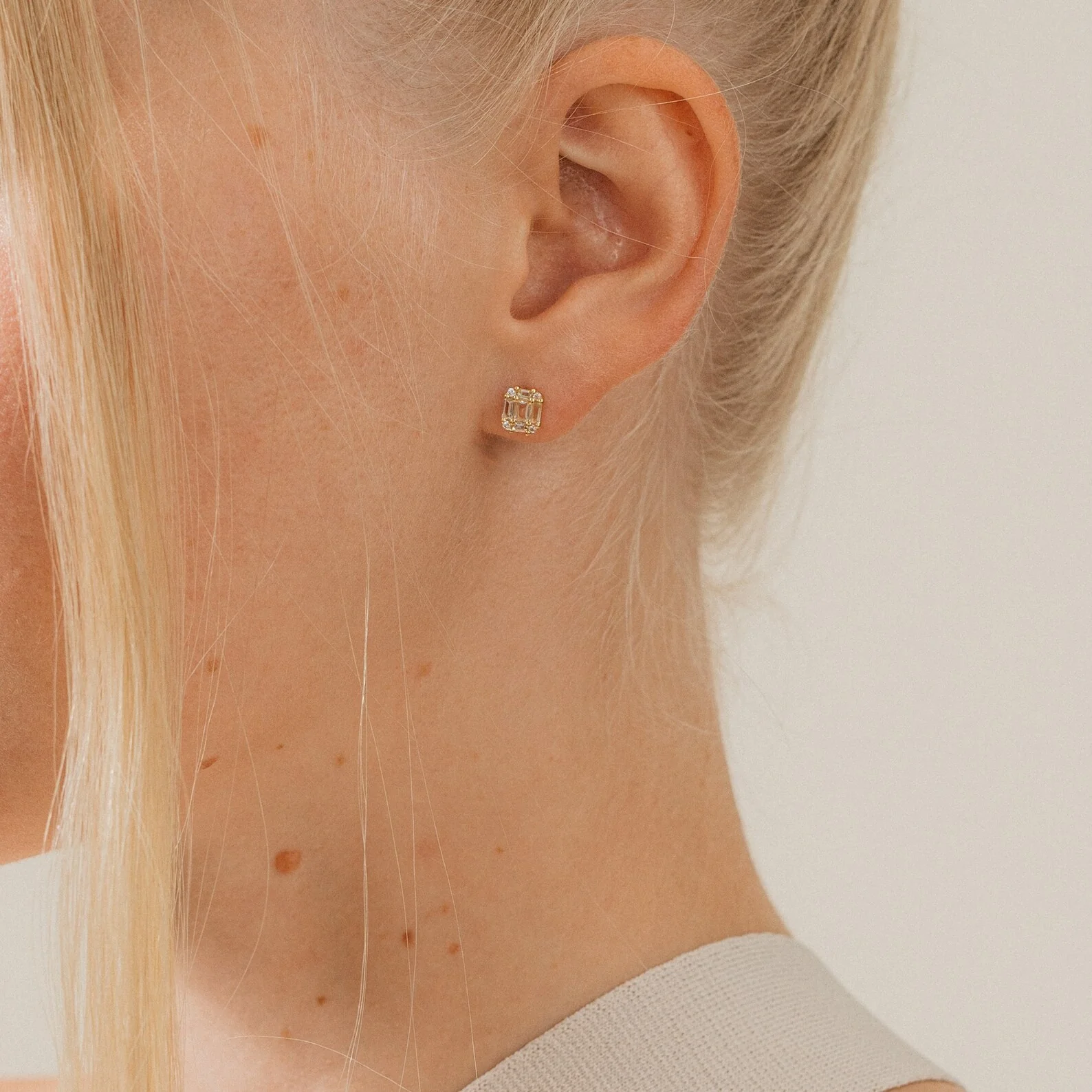 Arabella Diamond Studs - Image 2