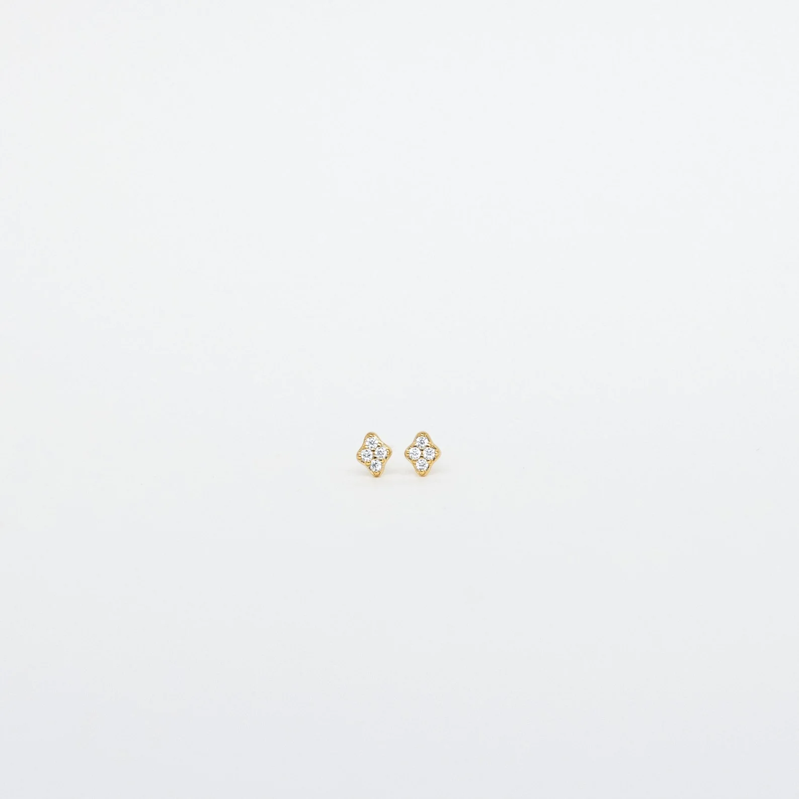Avery Geometric Diamond Studs - Image 5