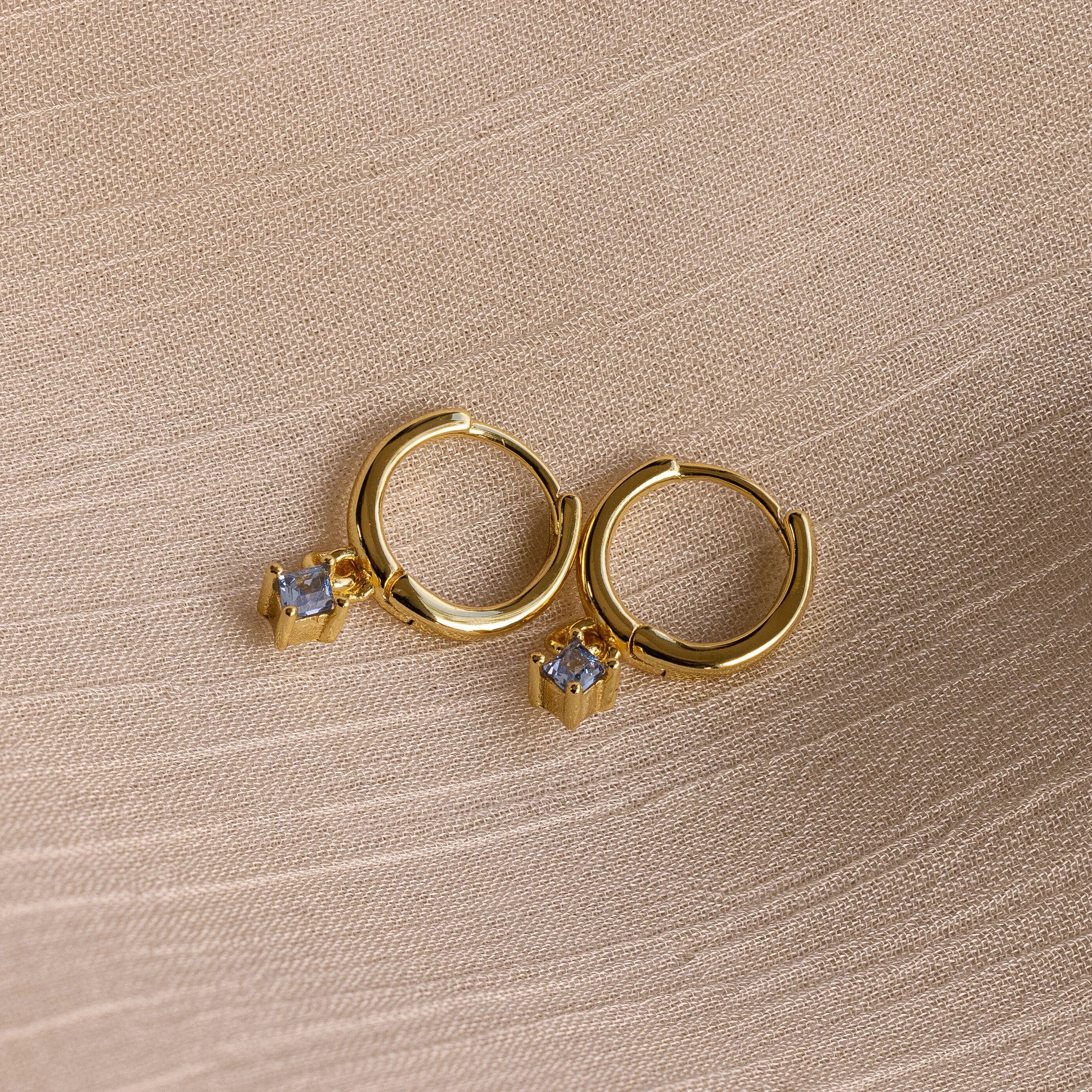 Birthstone Drop Huggies - Image 5
