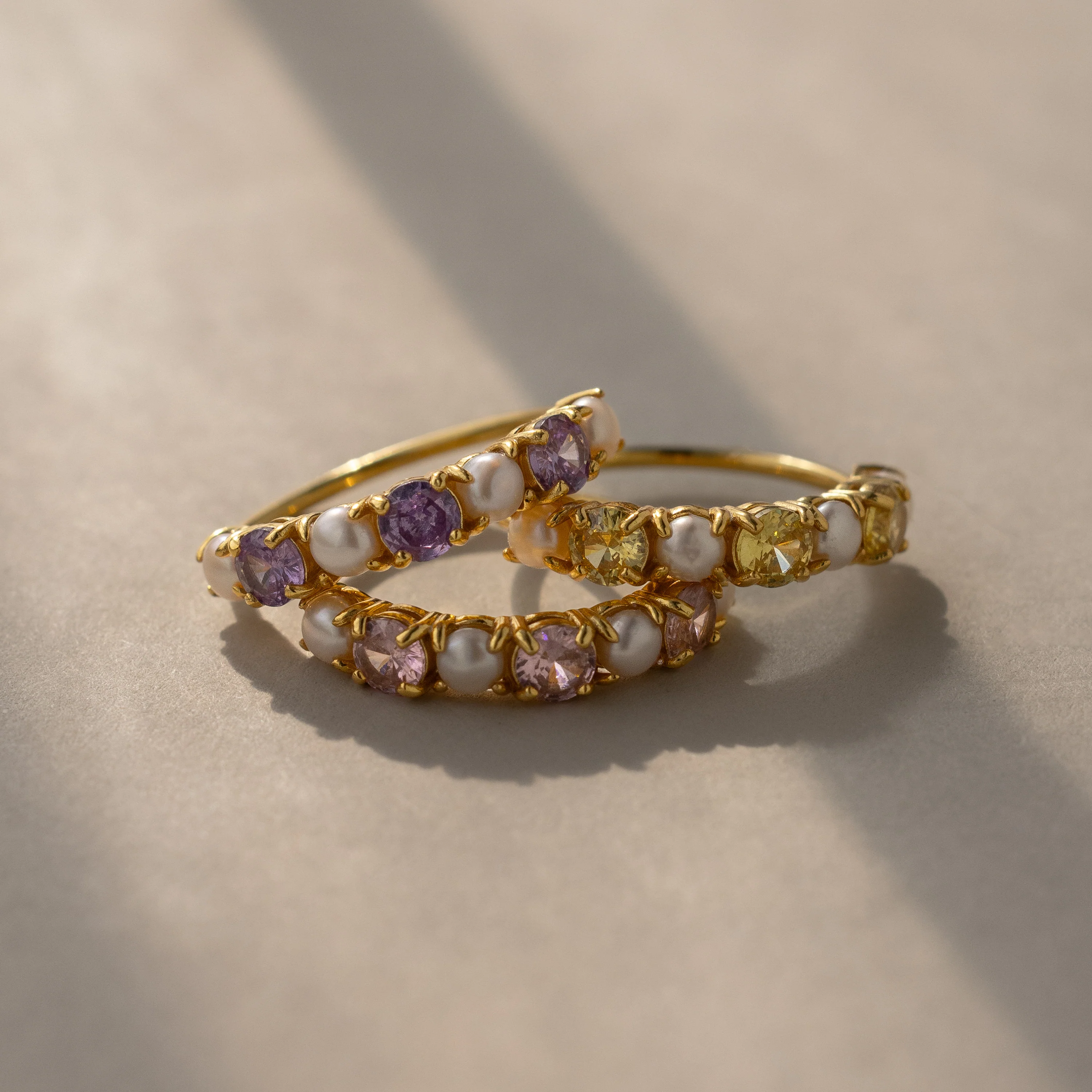 Onyx & Pearl Lace Ring - Image 7