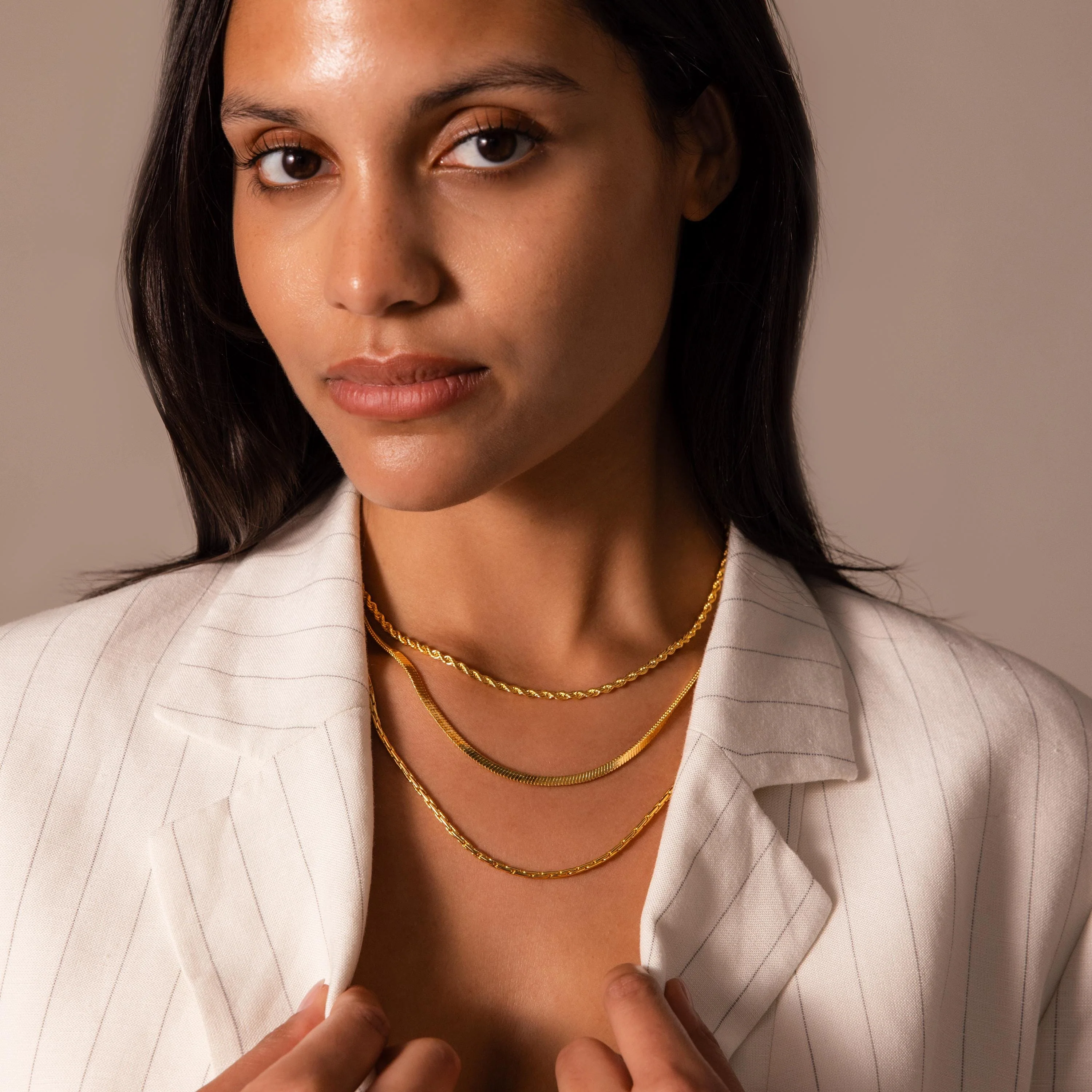 Bold Snake Chain Necklace - Image 4