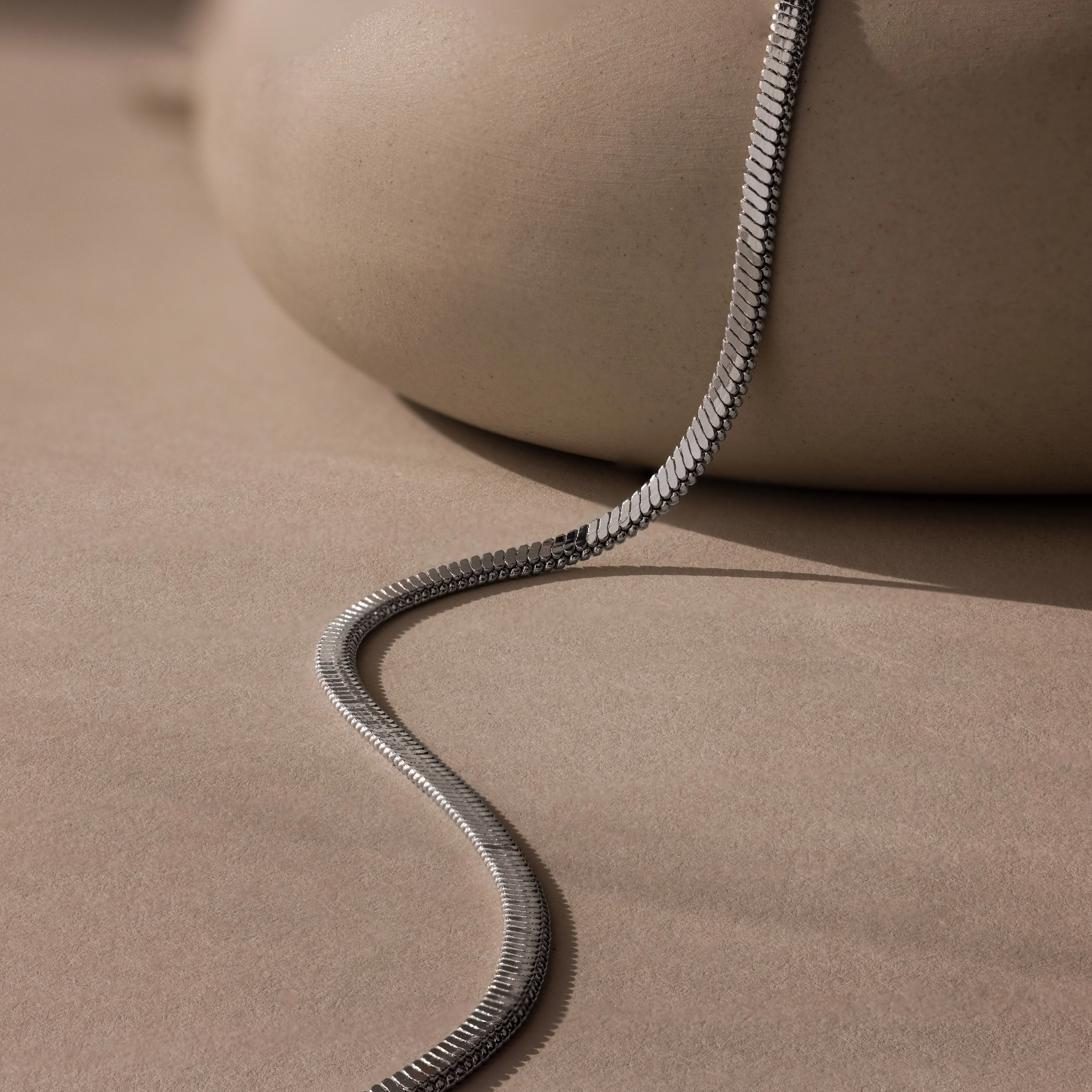 Bold Snake Chain Necklace - Image 5