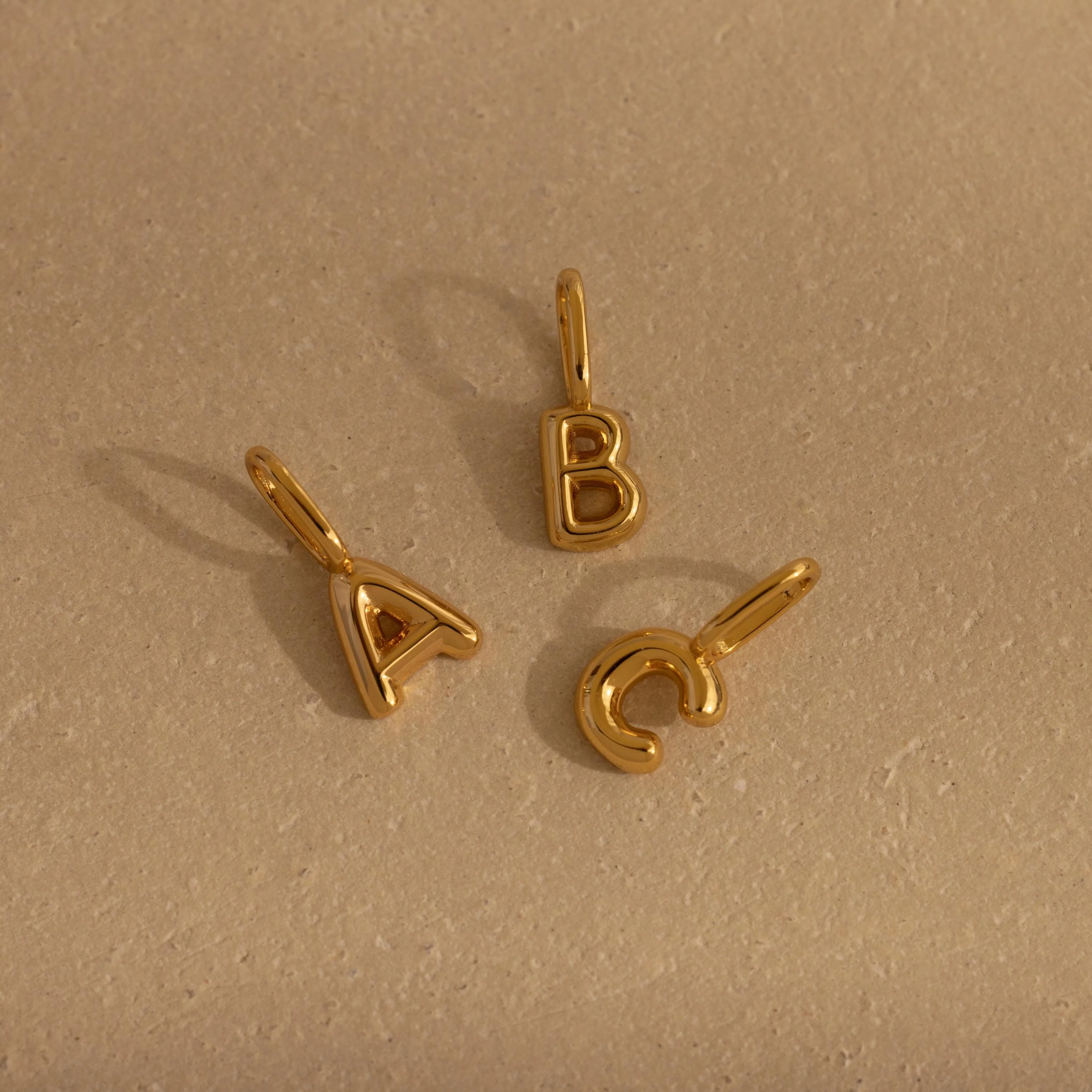 Bubble Letter Charm