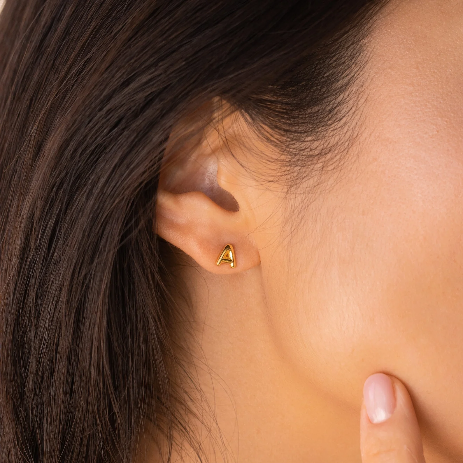 Bubble Letter Studs - Image 2