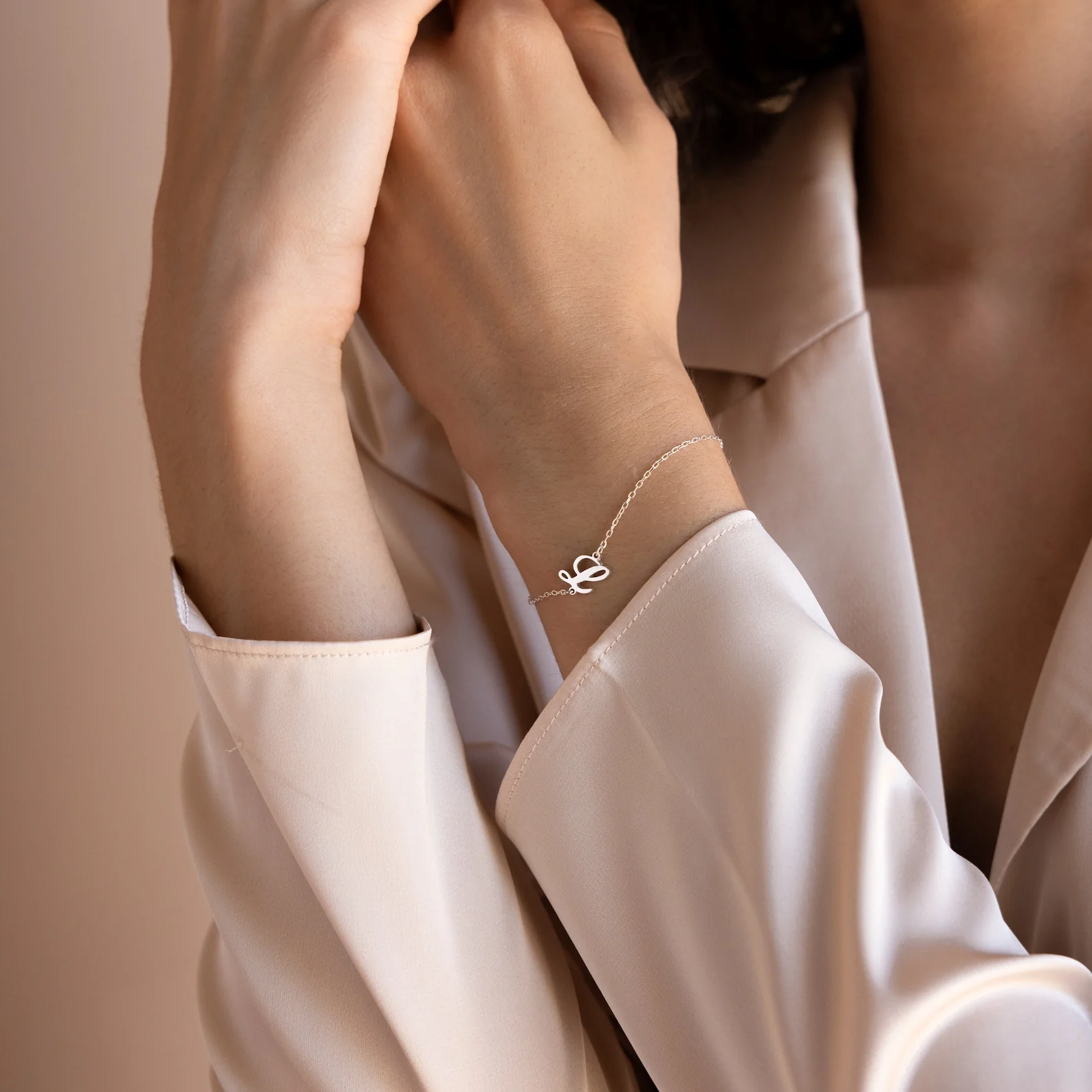 Carrie Initial Bracelet - Image 4