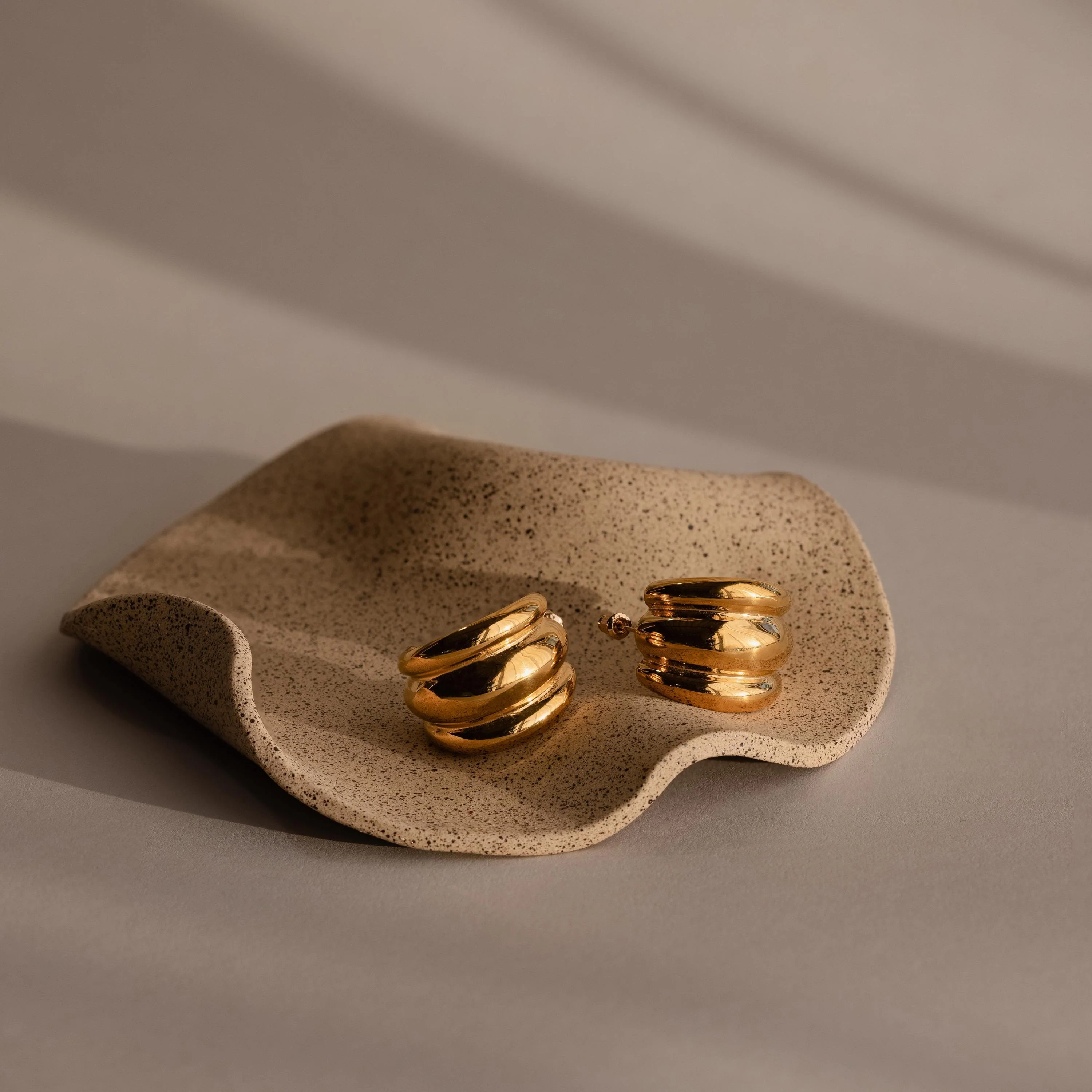 Chunky Triple Hoops - Image 2