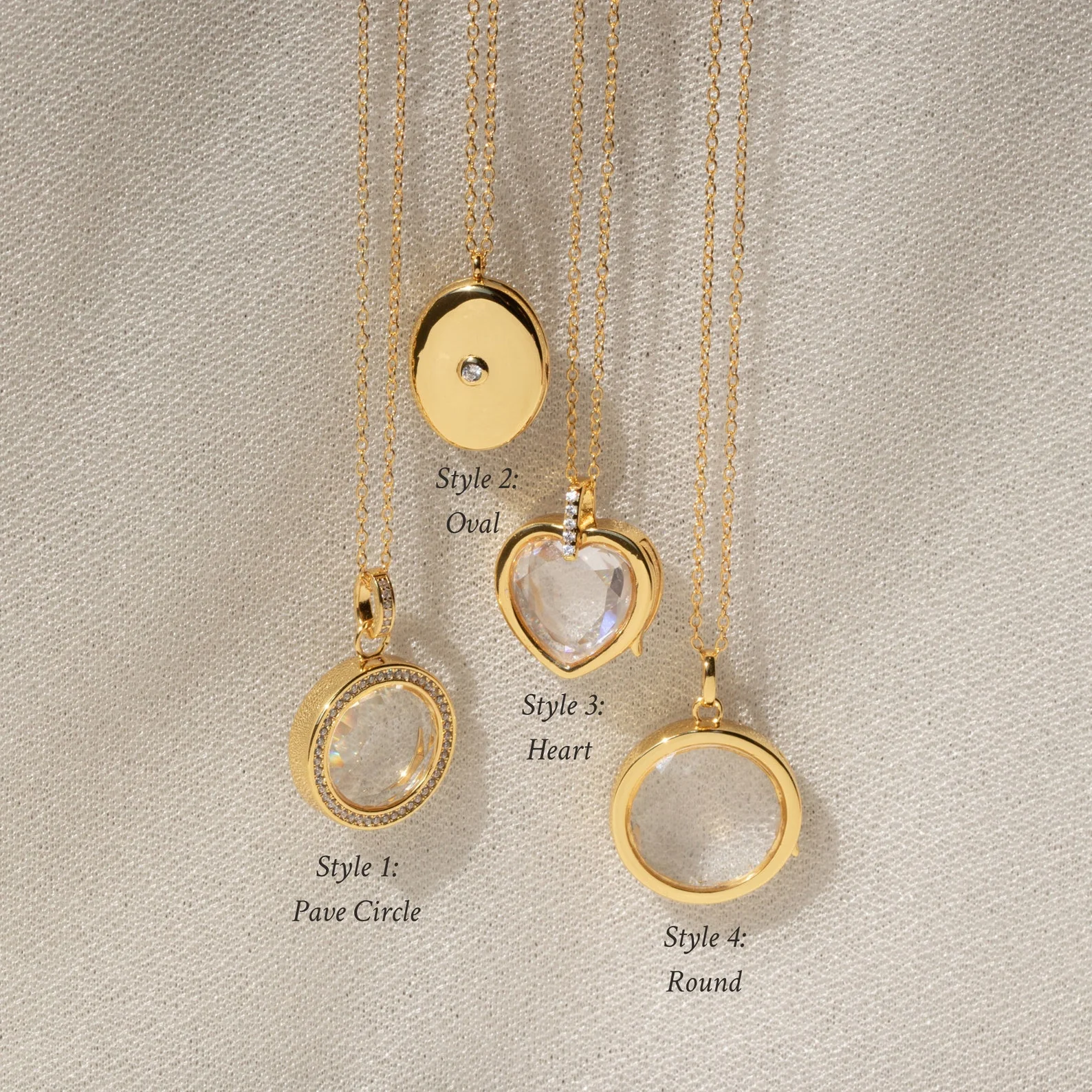 Crystal Locket Necklaces - Image 9