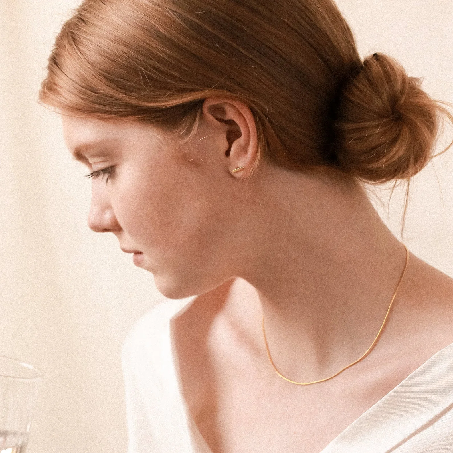 Dainty Bar Studs - Image 5