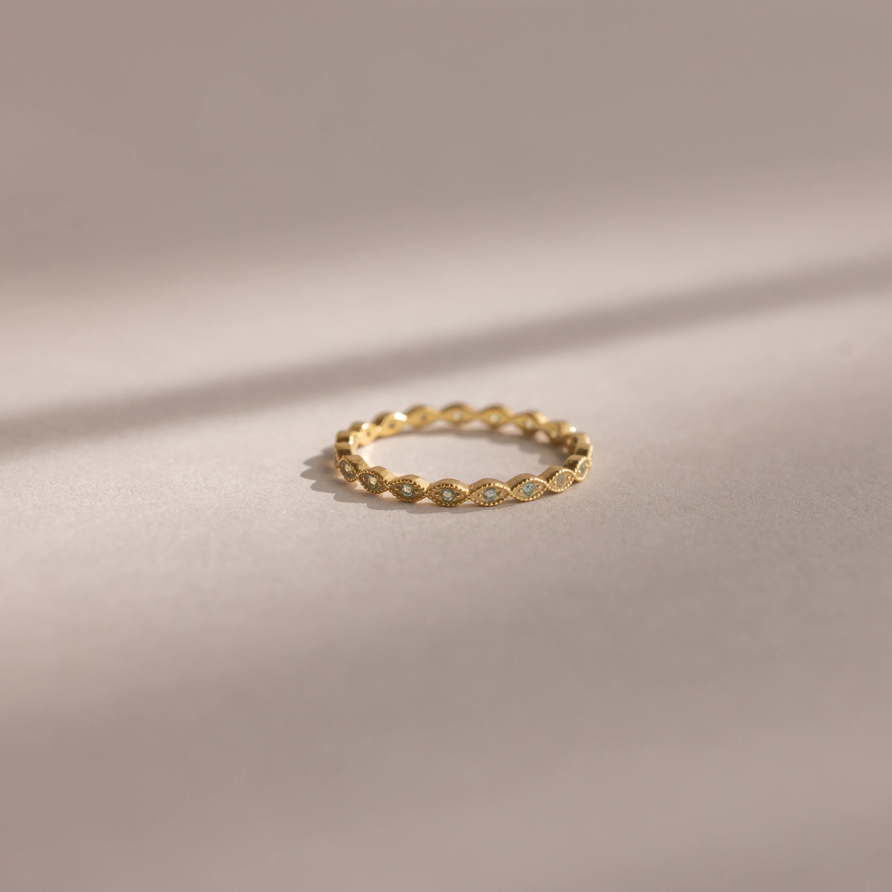 Dainty Marquise Birthstone Ring - Image 3