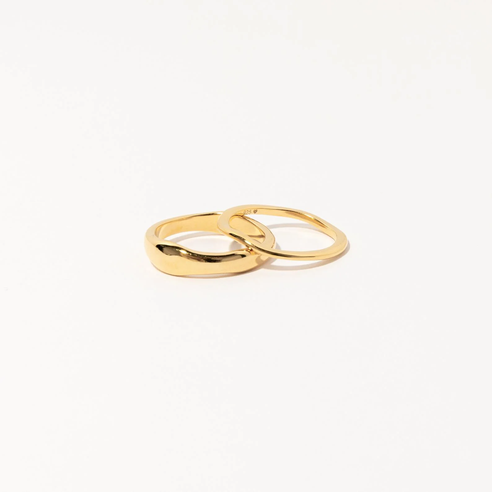 Duo Form Ring Set