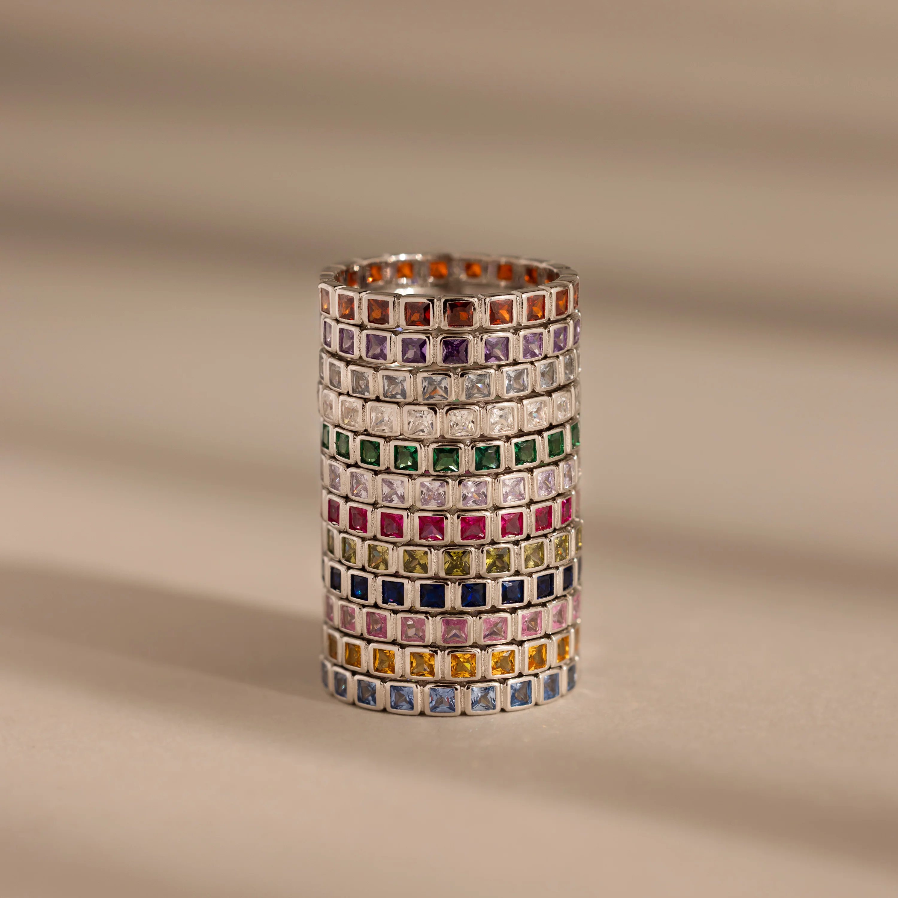 Eternity Bezel Birthstone Ring - Image 15
