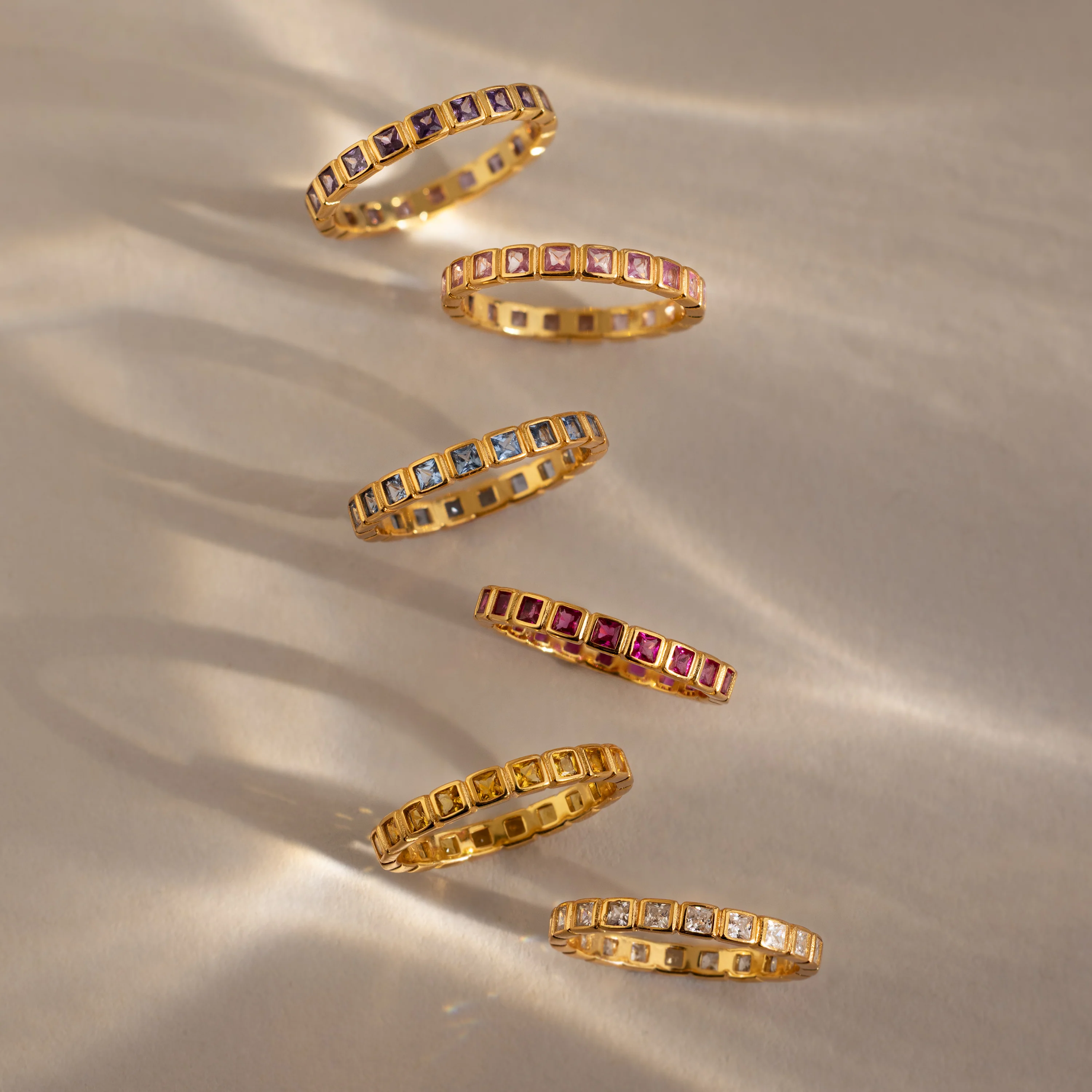 Eternity Bezel Pink Tourmaline Ring - Image 5
