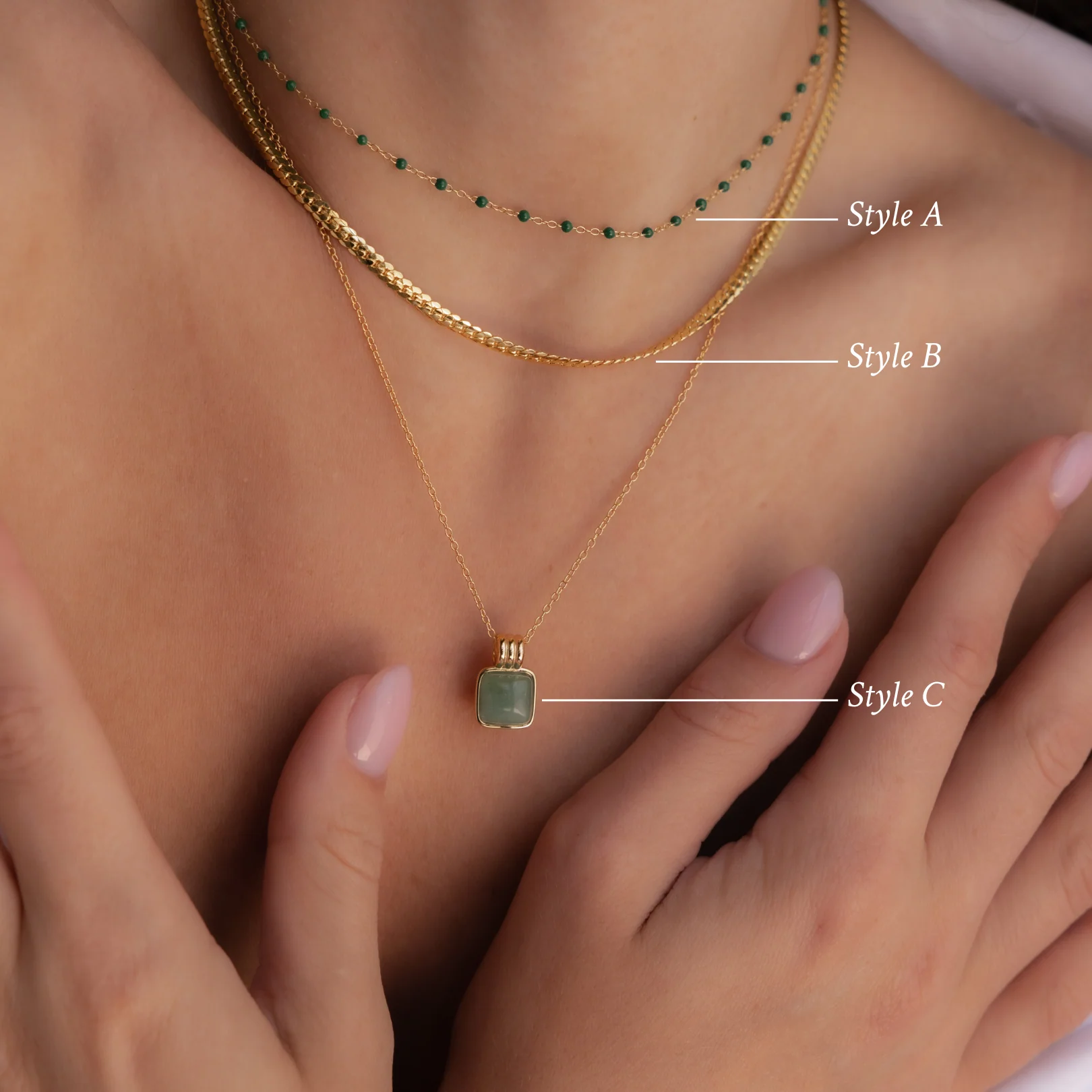 Evergreen Necklace Set - Image 3