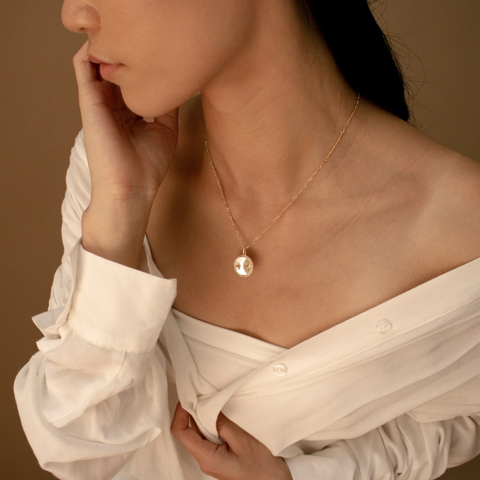 Gabi Coin Necklace - Image 6