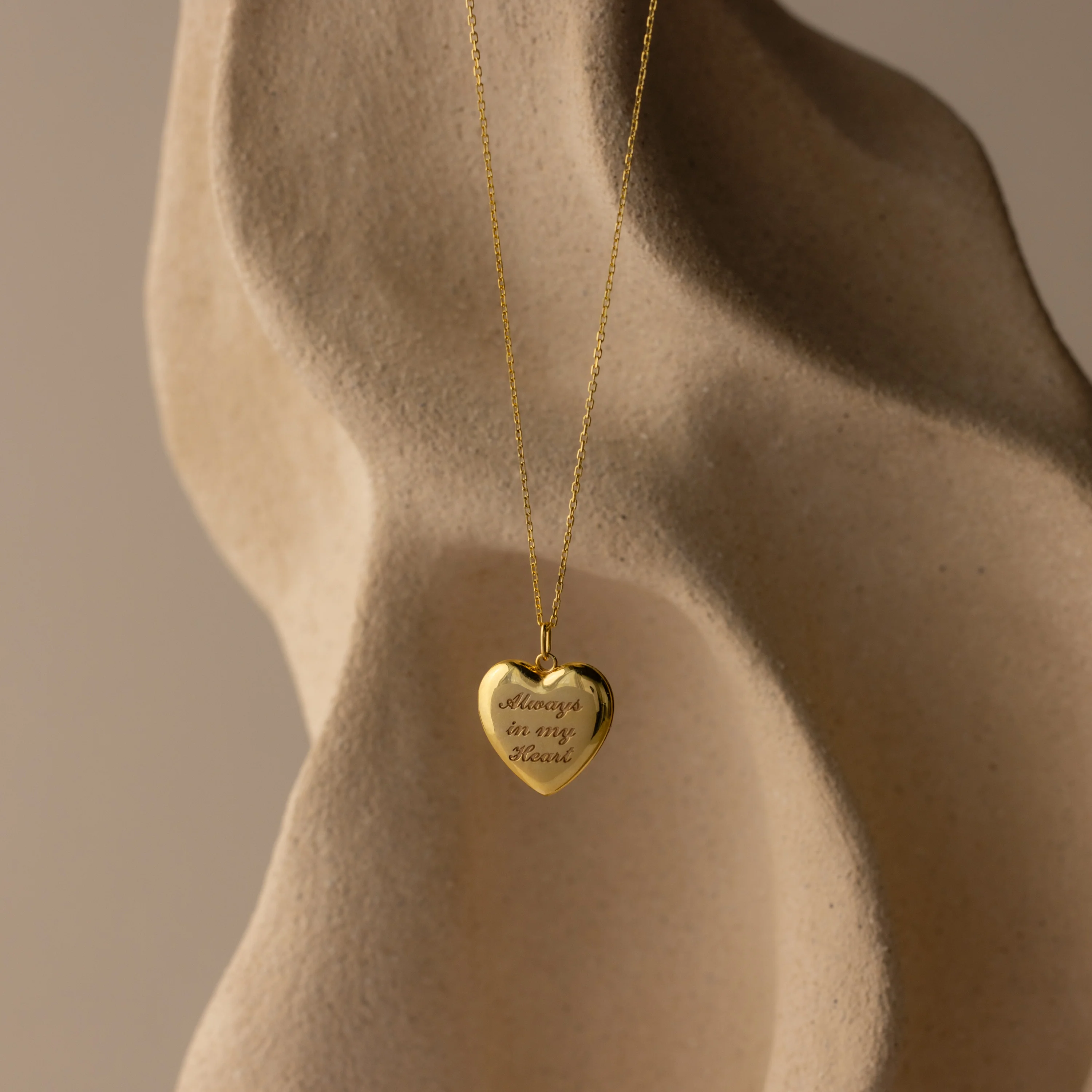 Handwriting Heart Locket Necklace - Image 6