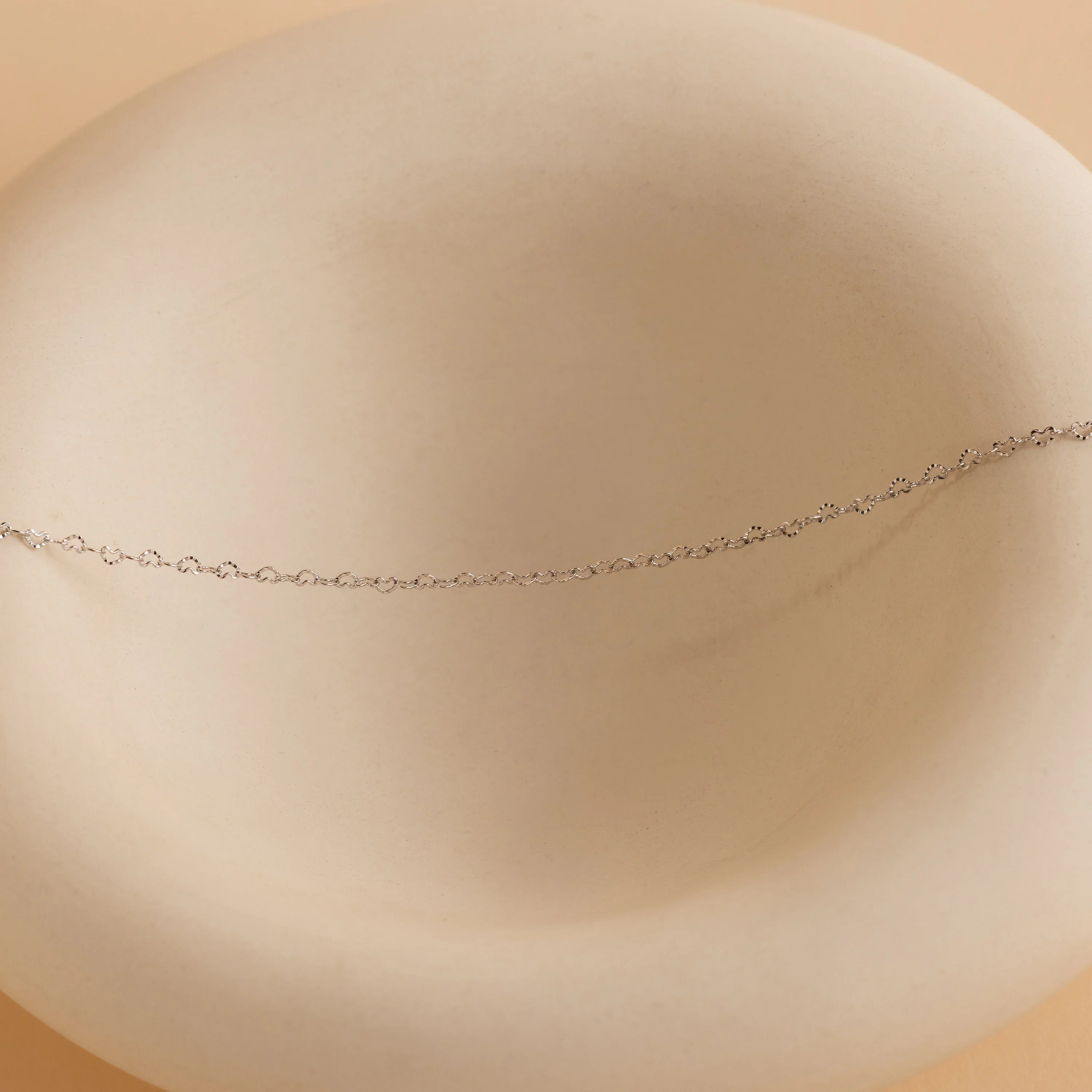 Heart Link Chain Necklace - Image 5