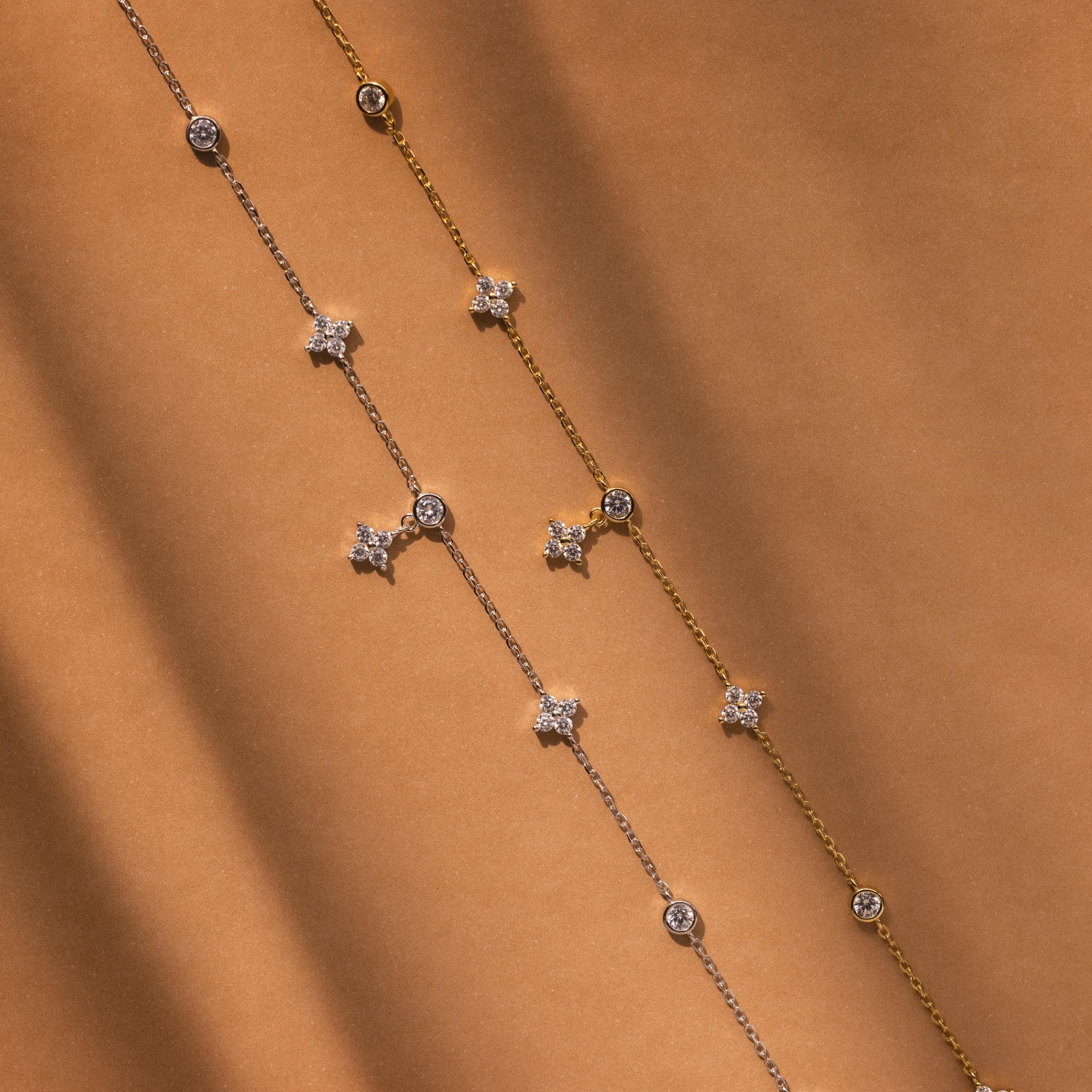 Ivy Diamond Station Necklace - Image 6