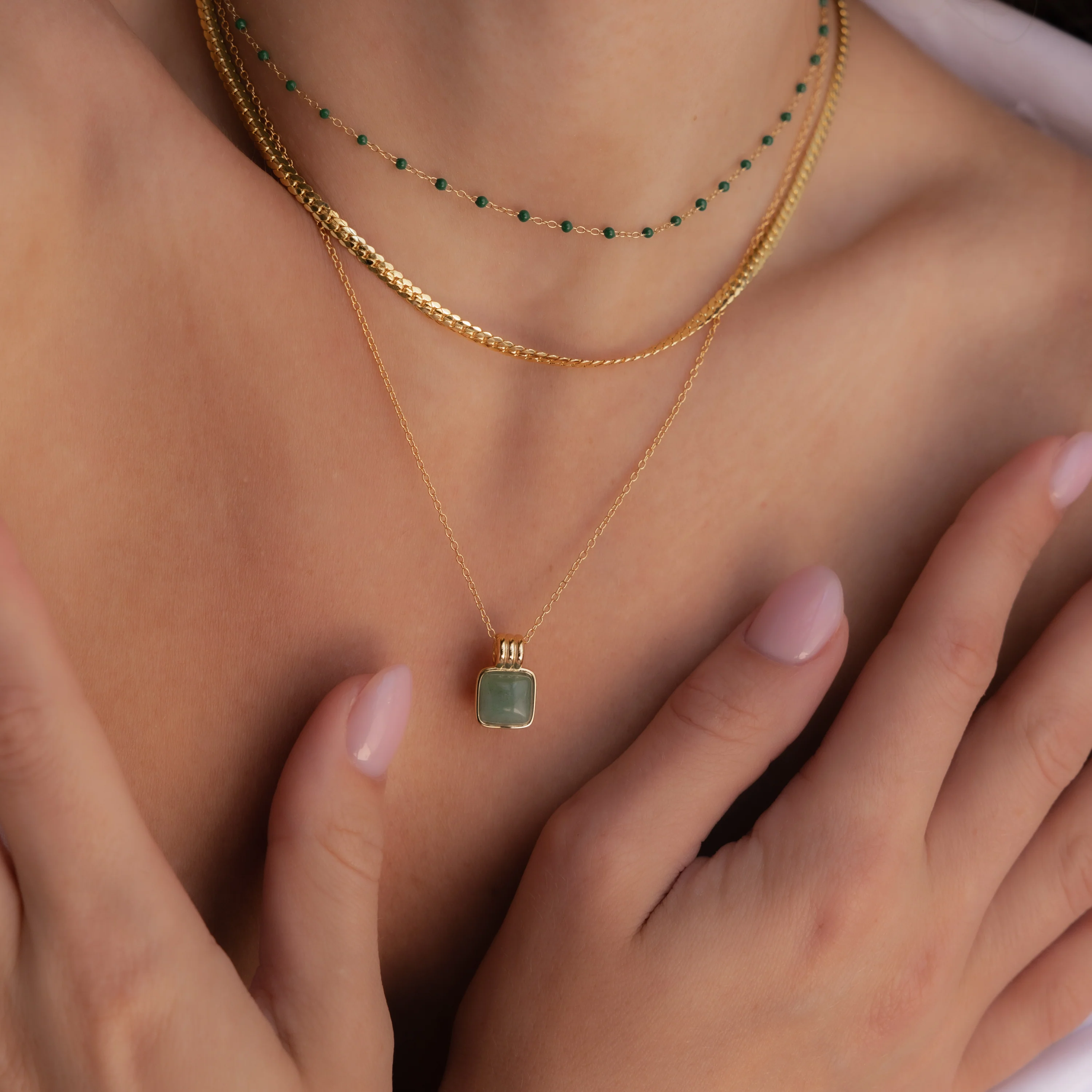 Jade Pendant Necklace - Image 2