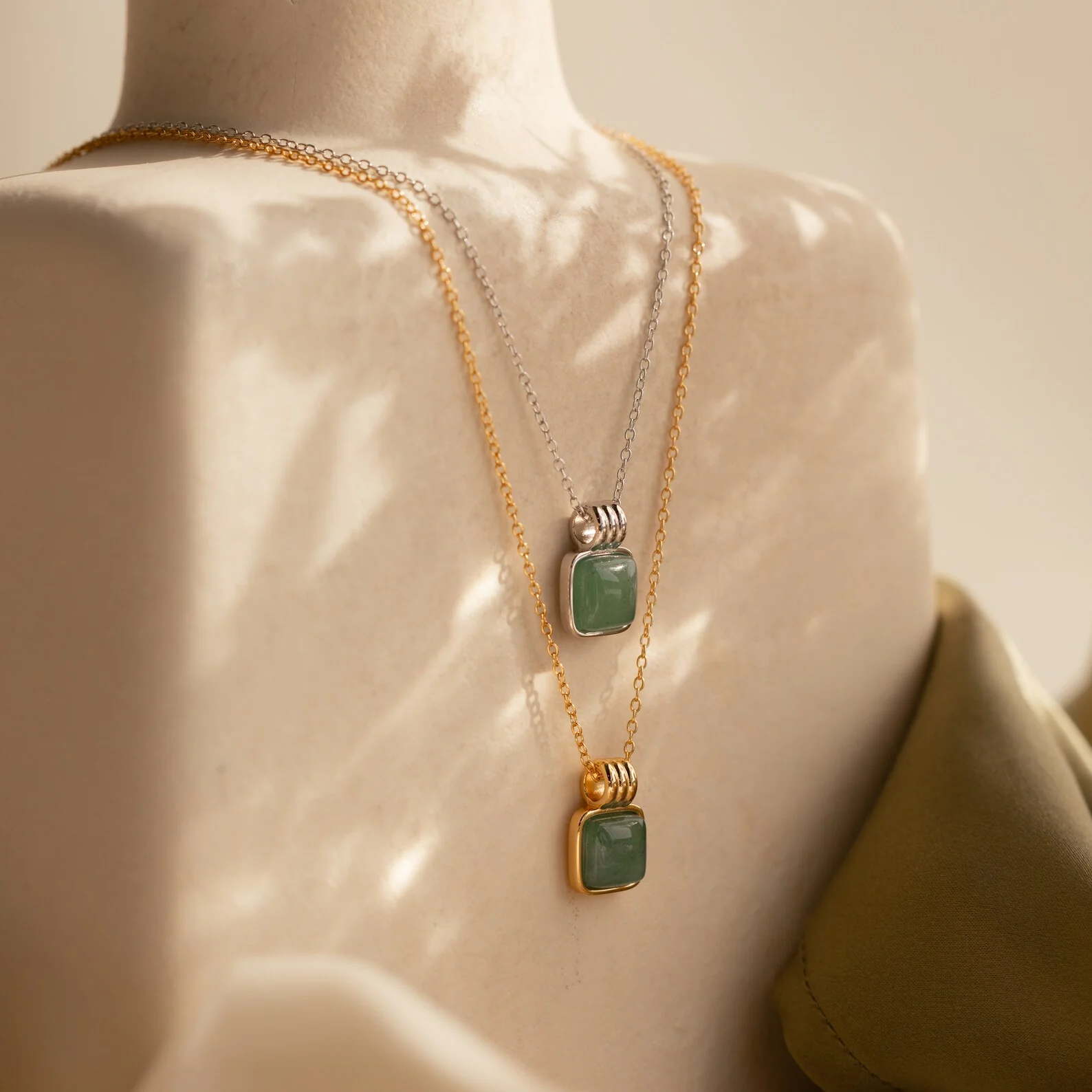 Jade Pendant Necklace - Image 3