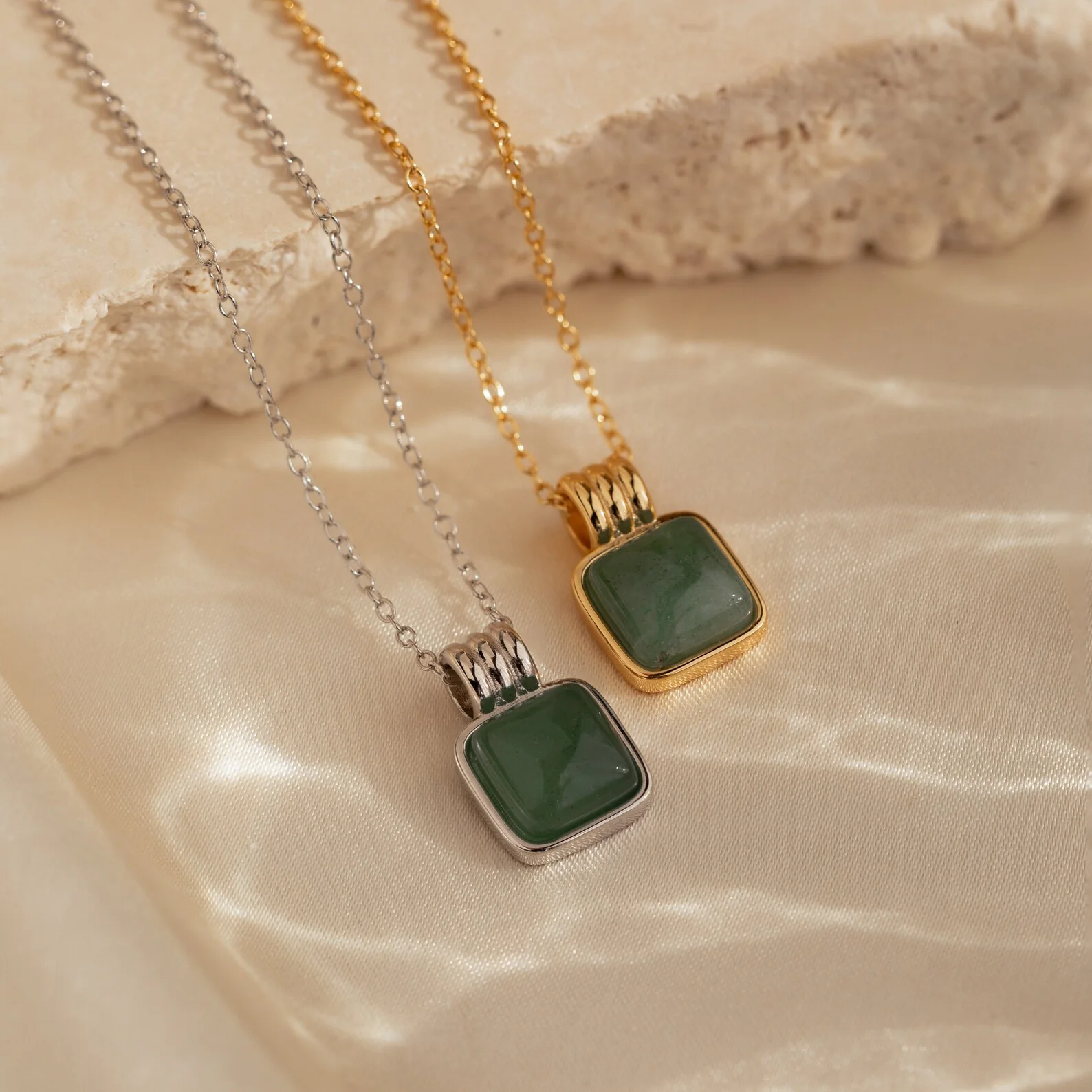 Jade Pendant Necklace - Image 7