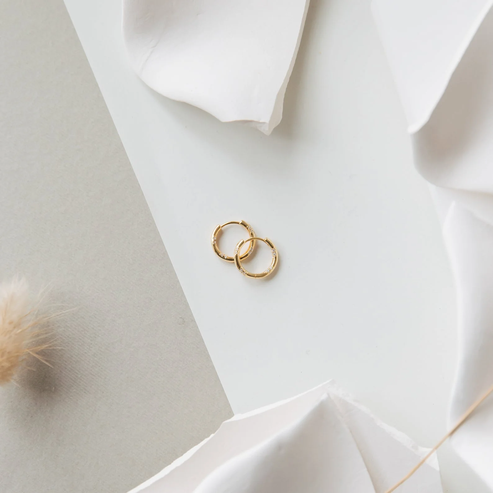 Kaia Diamond Huggies - Image 5