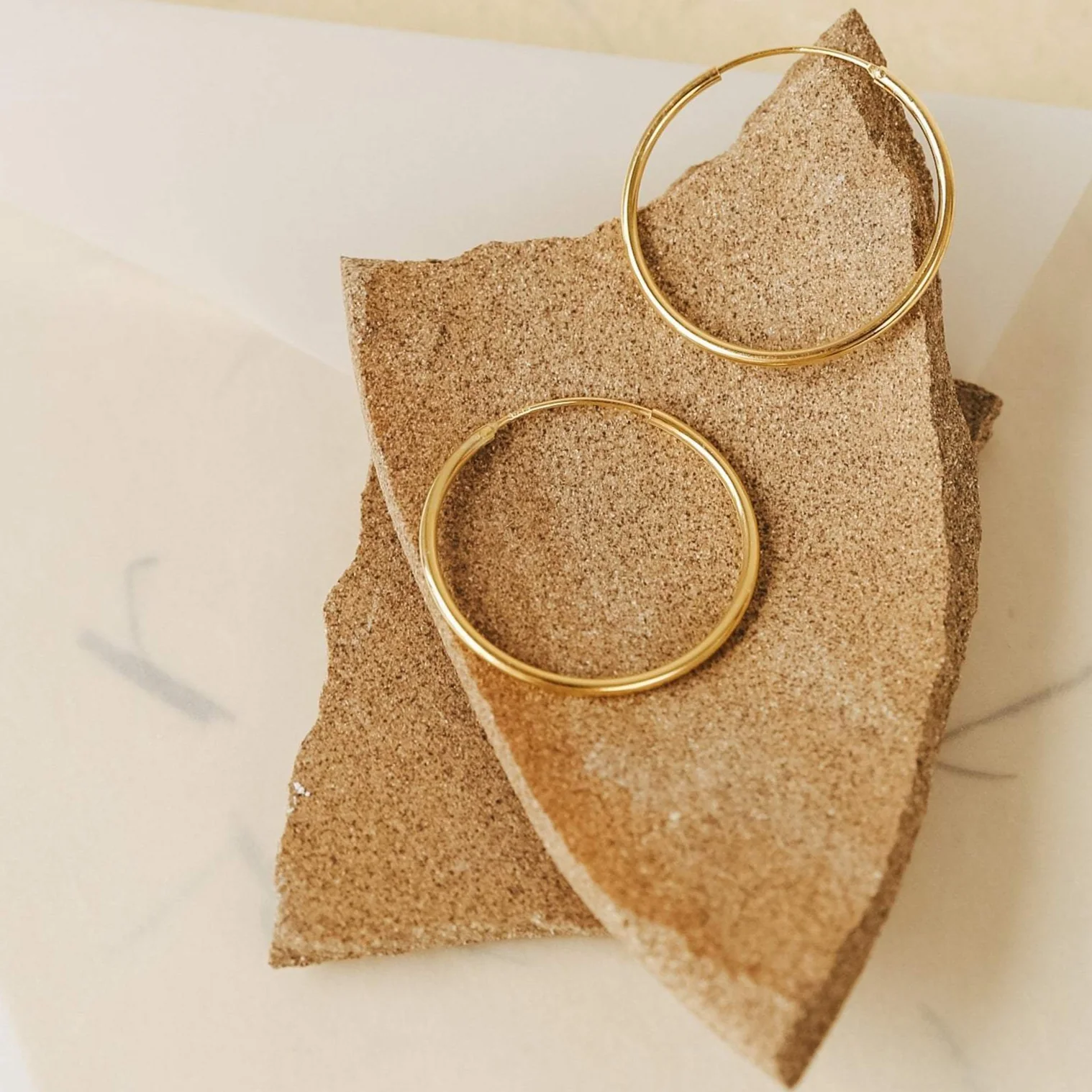 Large Thin Hoops - Image 3