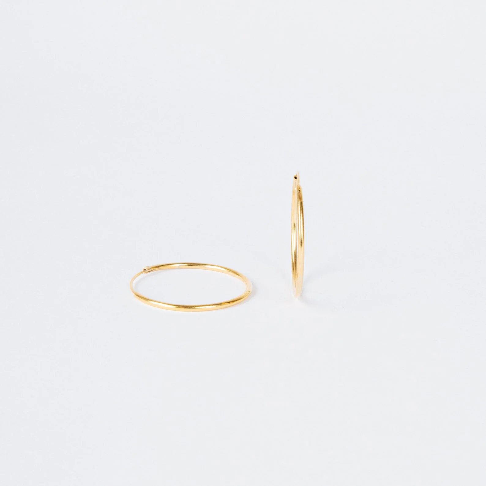Large Thin Hoops - Image 7
