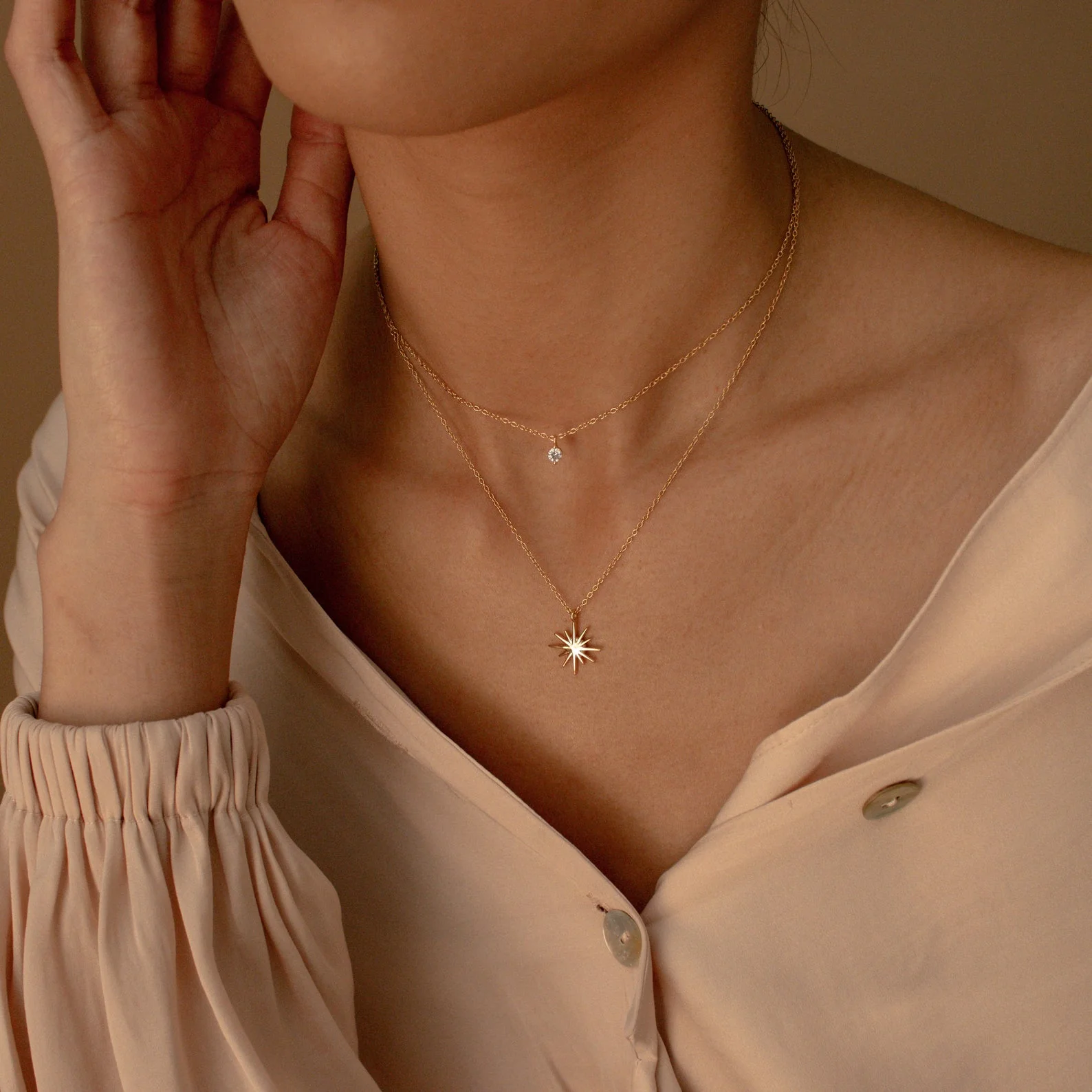 Laura Starburst Duo Necklace - Image 5