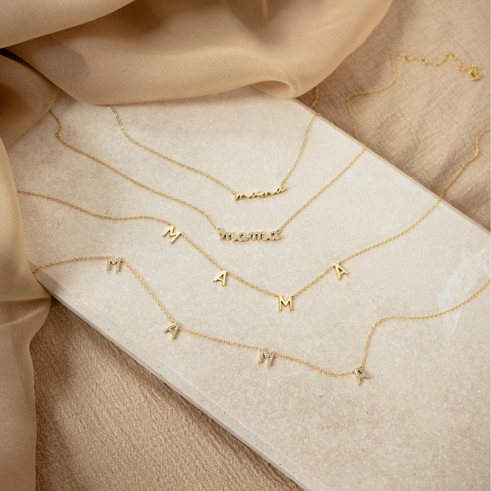 Mama Letter Necklace - Image 5