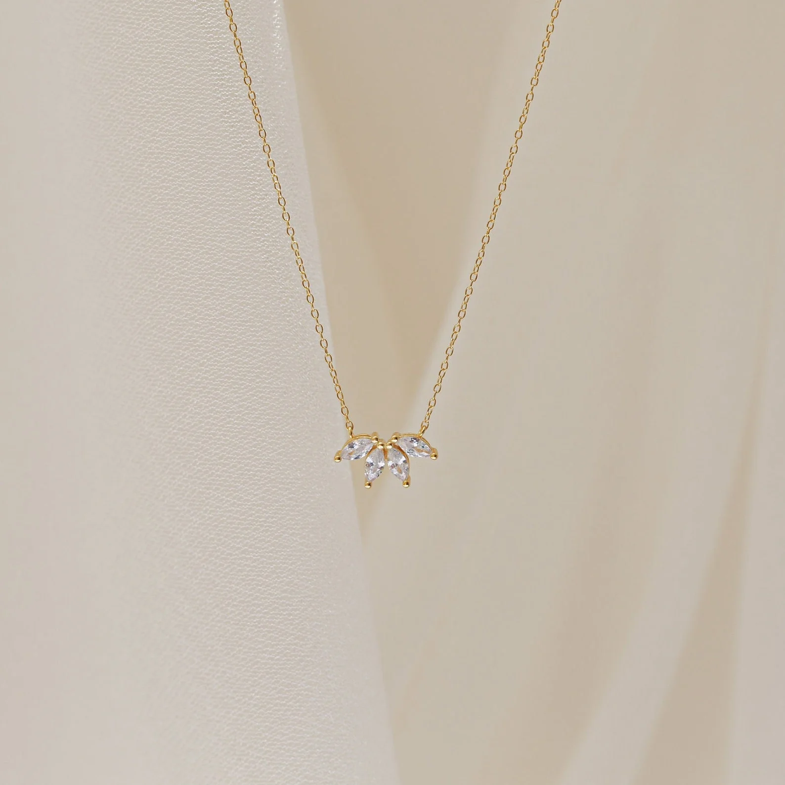 Marquise Diamond Necklace - Image 4