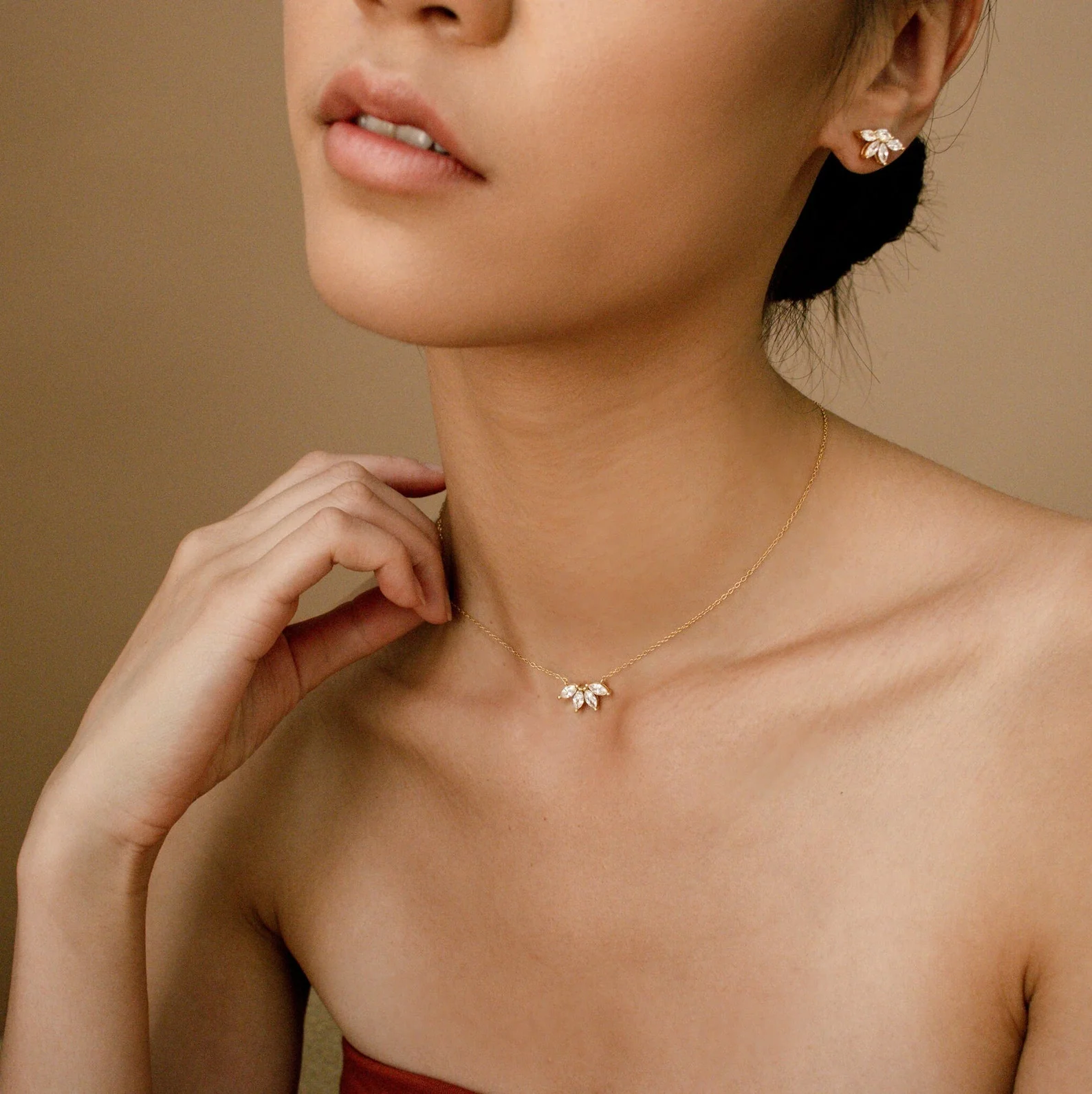 Marquise Diamond Necklace - Image 7
