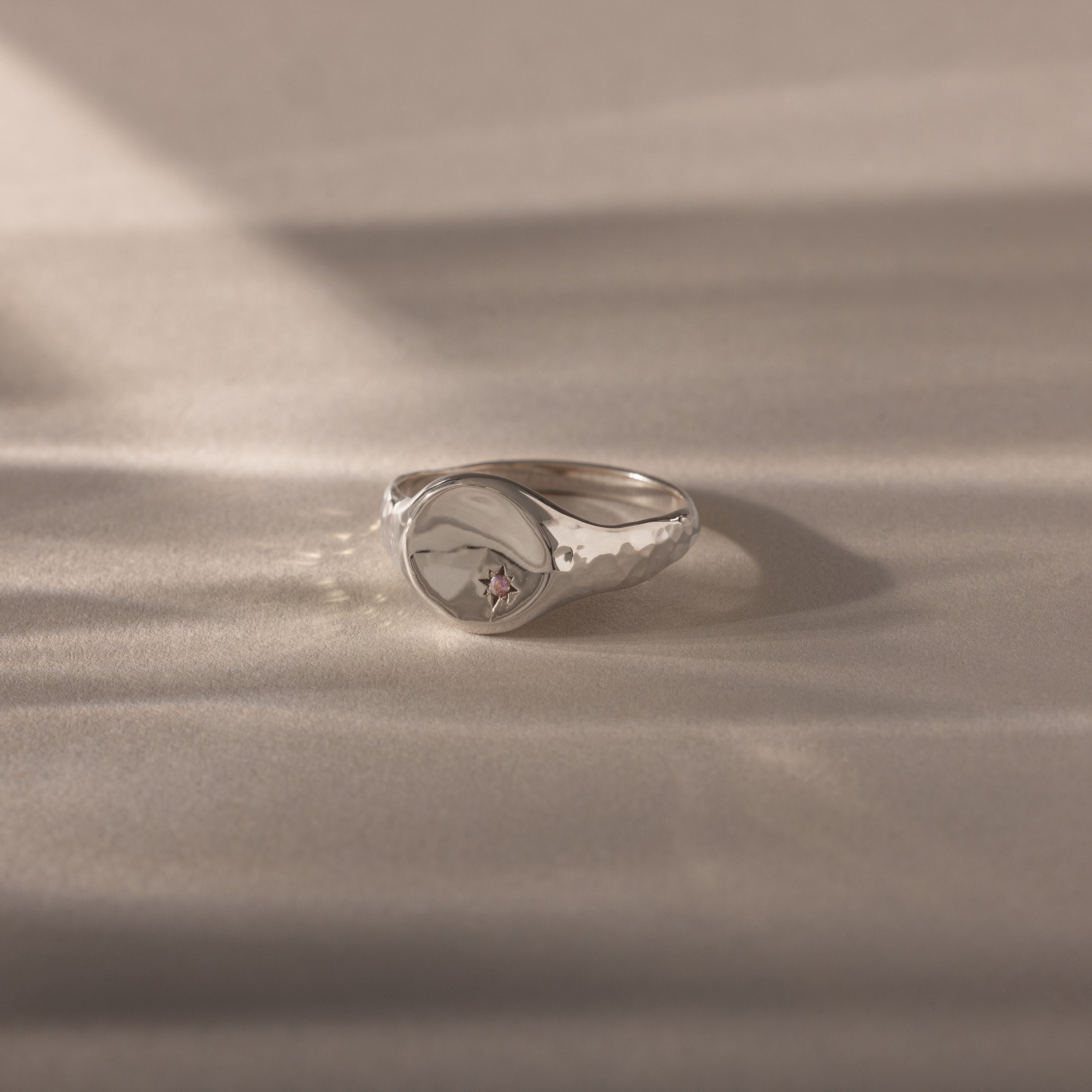 North Star Alexandrite Signet Ring - Image 3