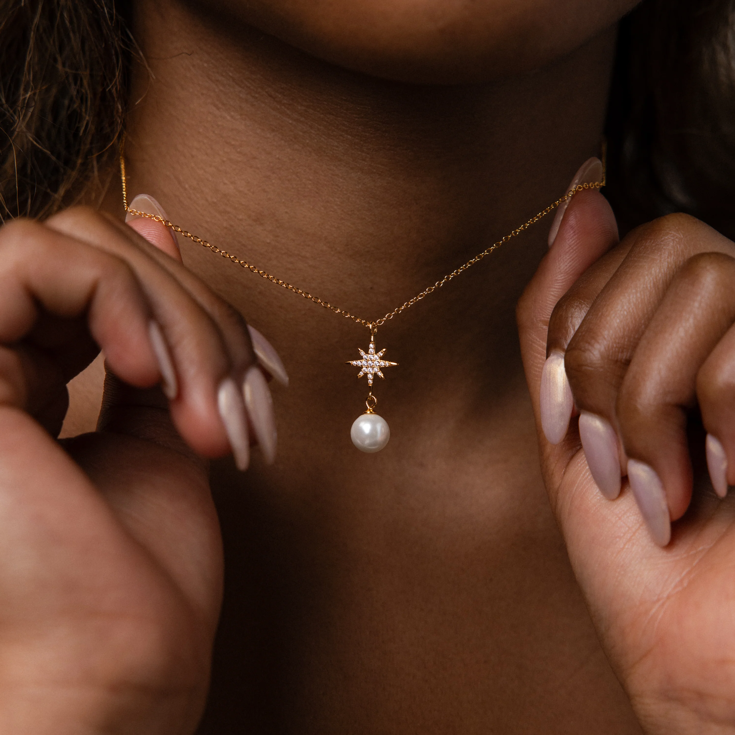 North Star Pearl Necklace - Image 3