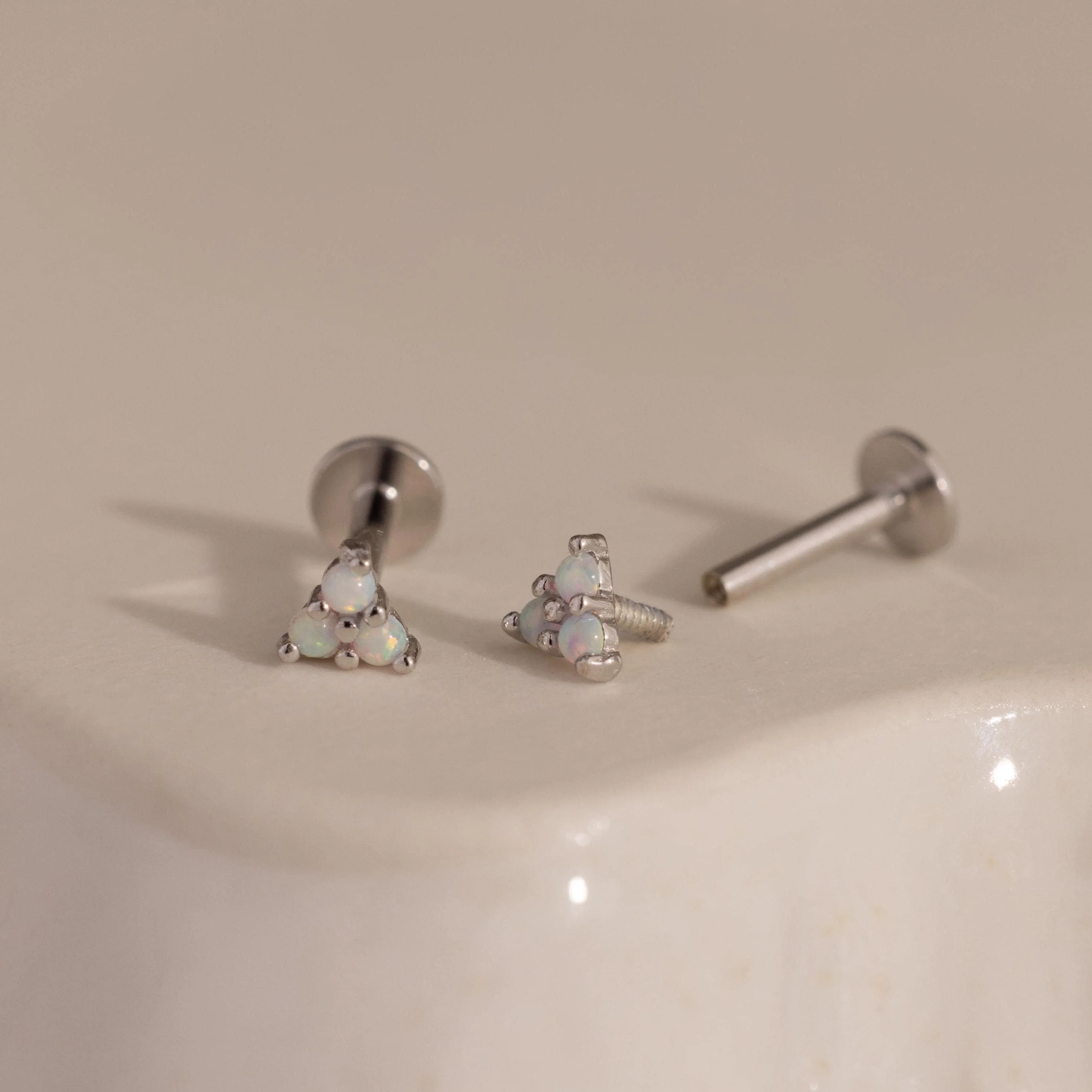 Opal Cluster Flatback Studs - Image 5