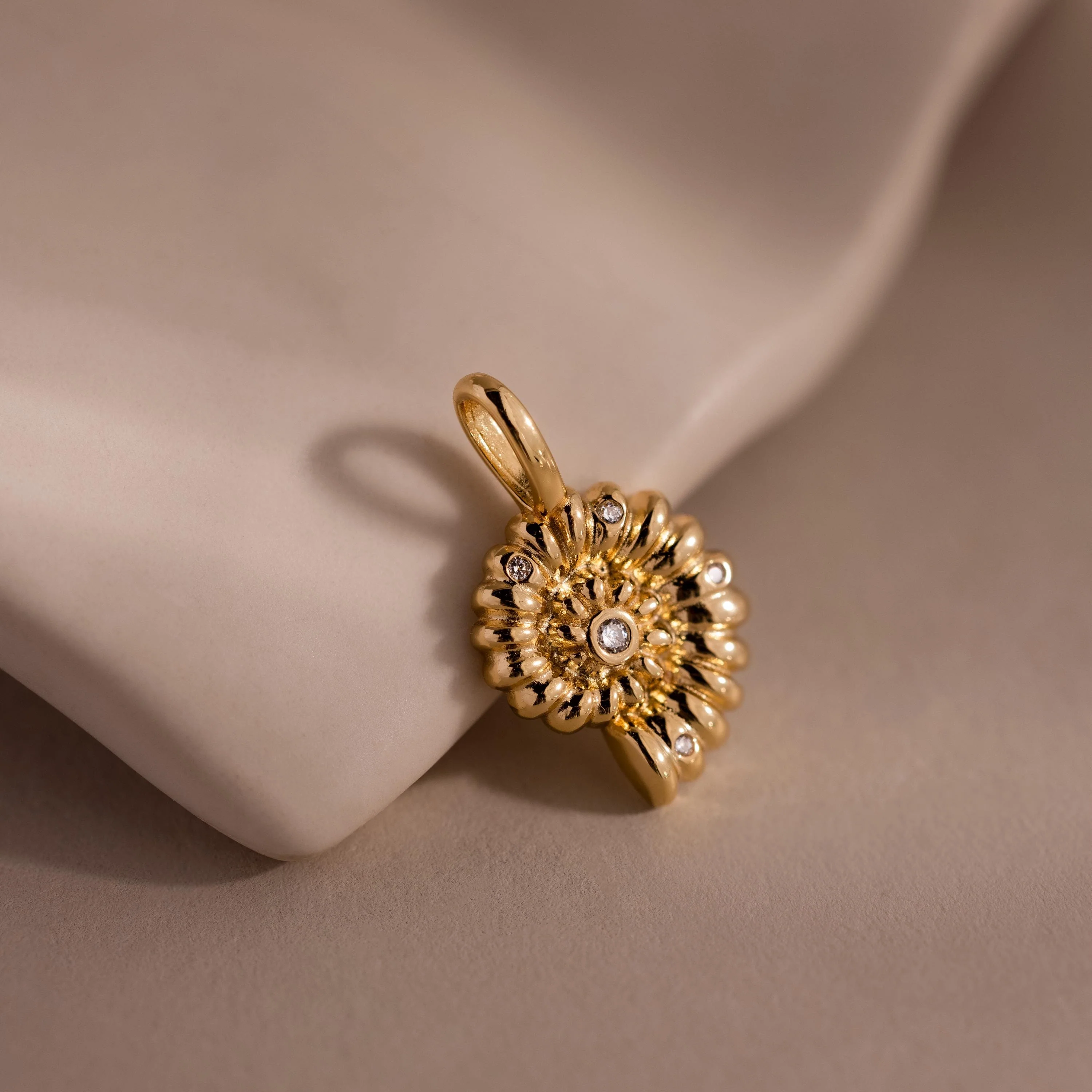 Pave Seashell Charm