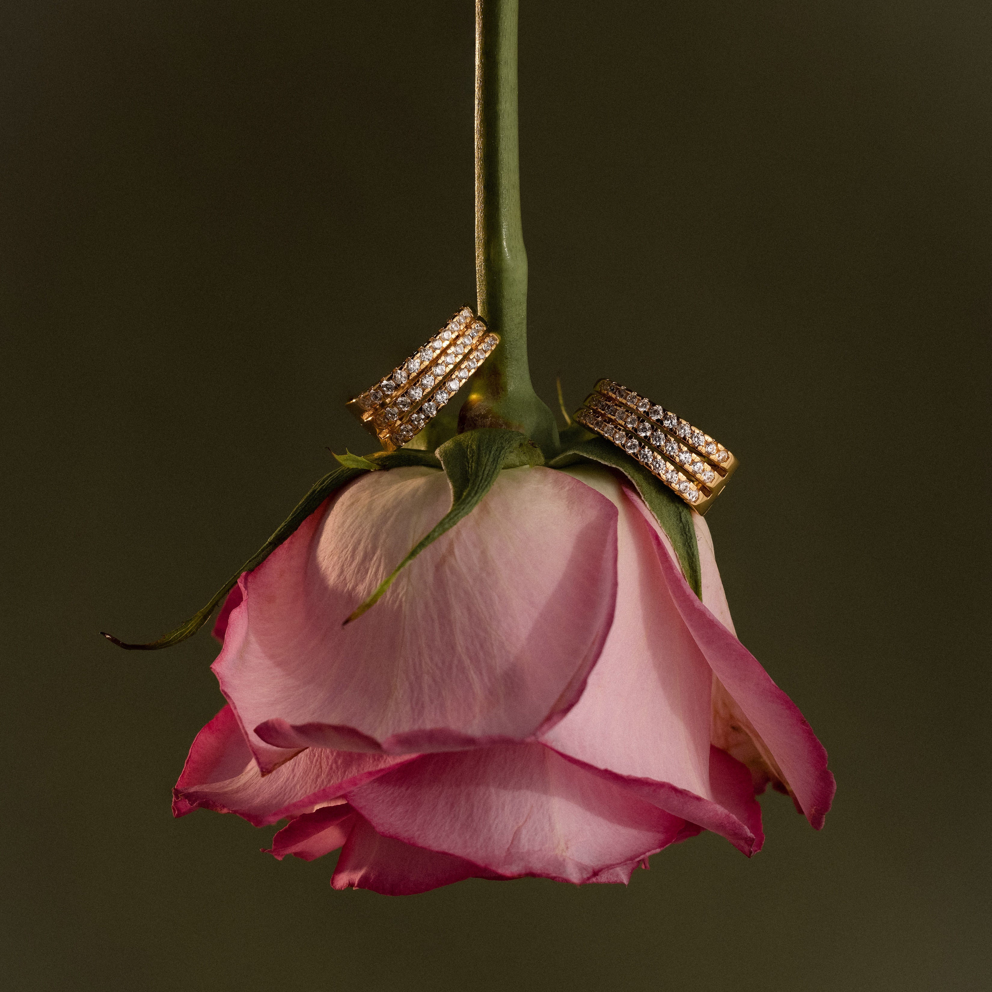 Pave Trio Hoops - Image 7