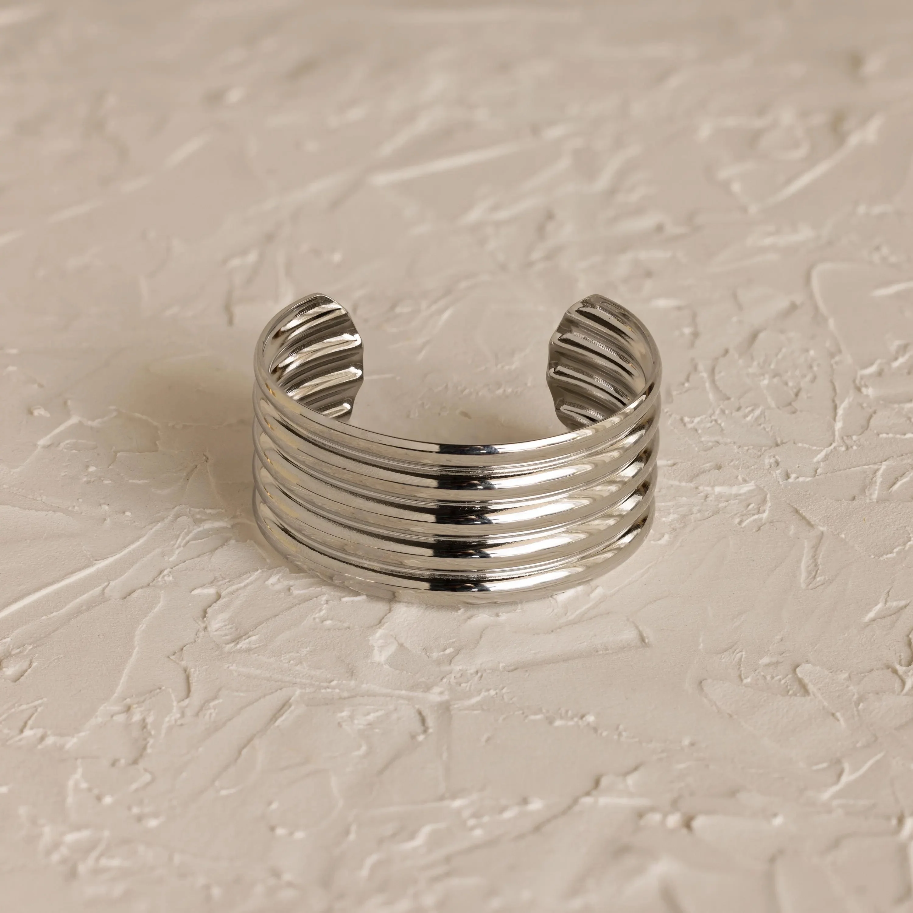 Ribbed Cuff Bracelet - Image 5