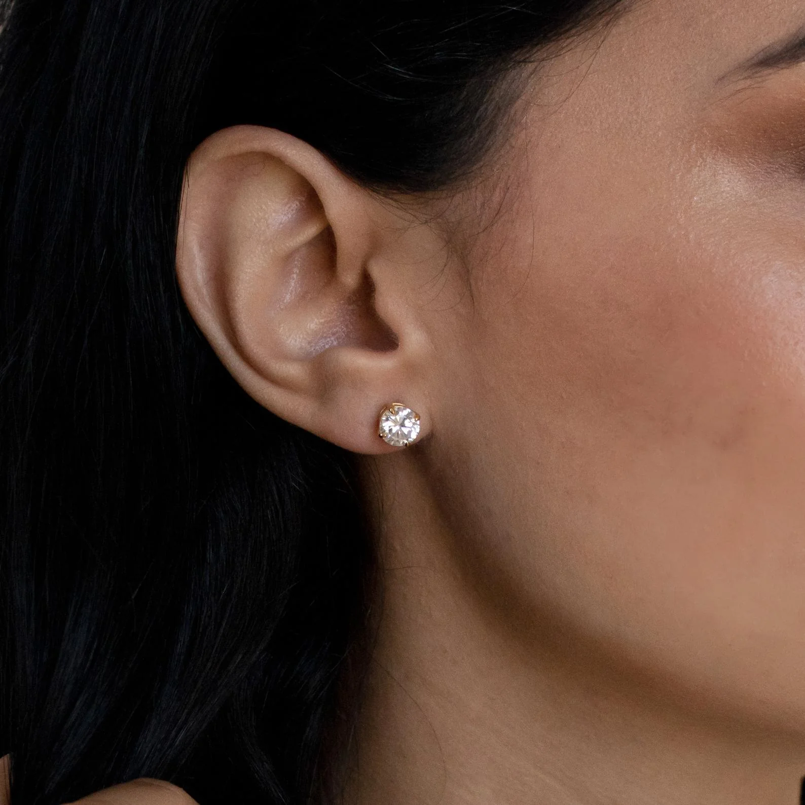 Round Diamond Studs - Image 2
