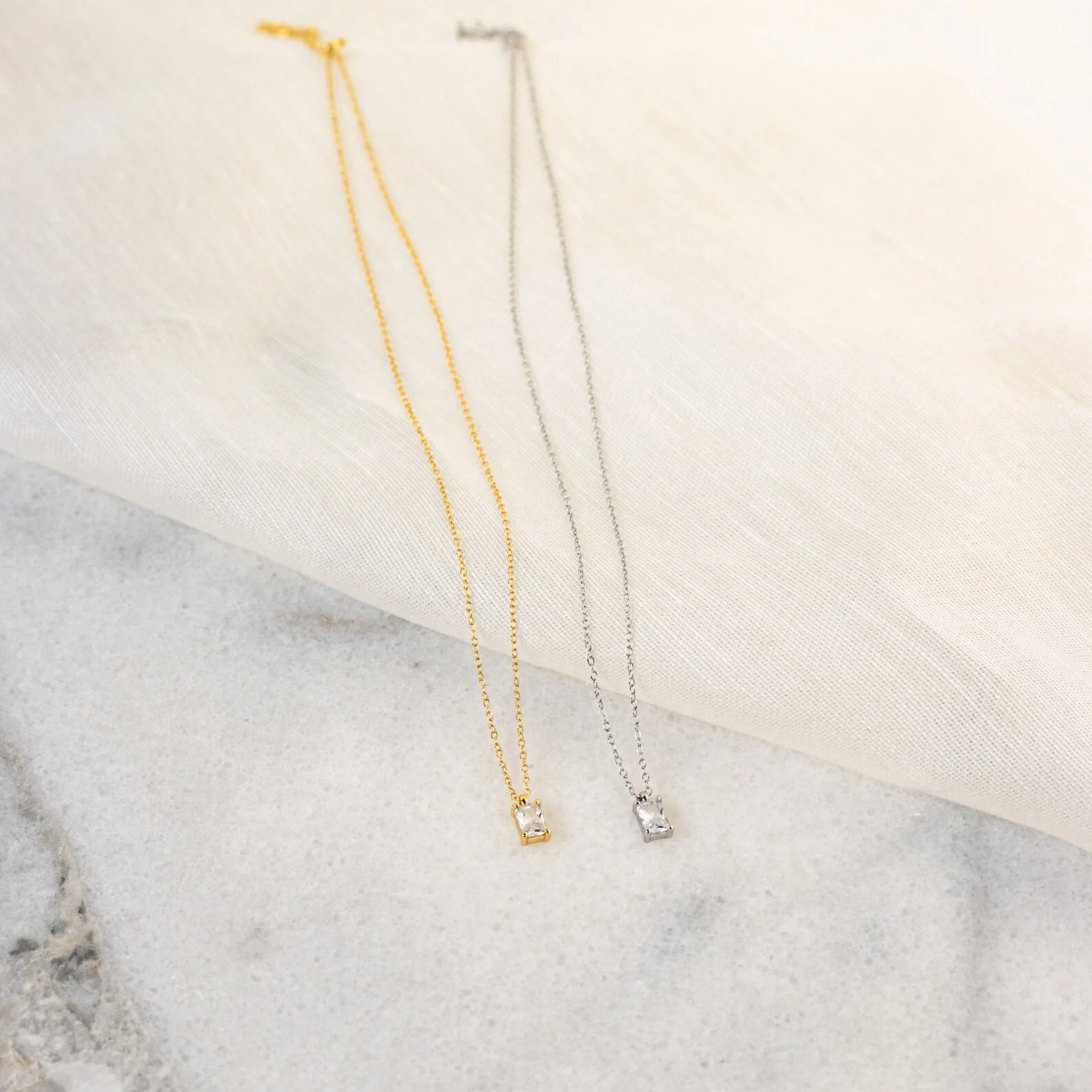 Sage Diamond Necklace - Image 3