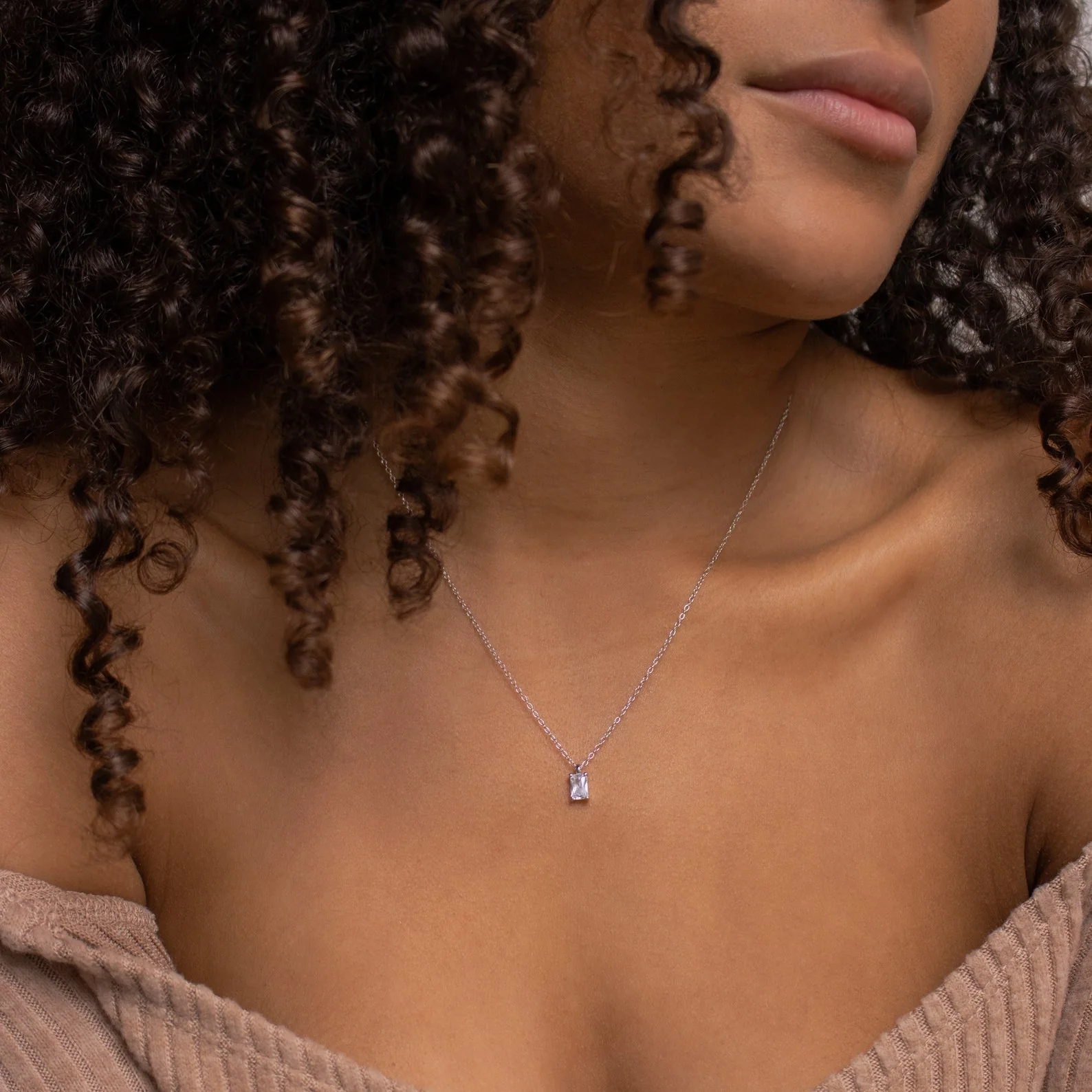Sage Diamond Necklace - Image 4