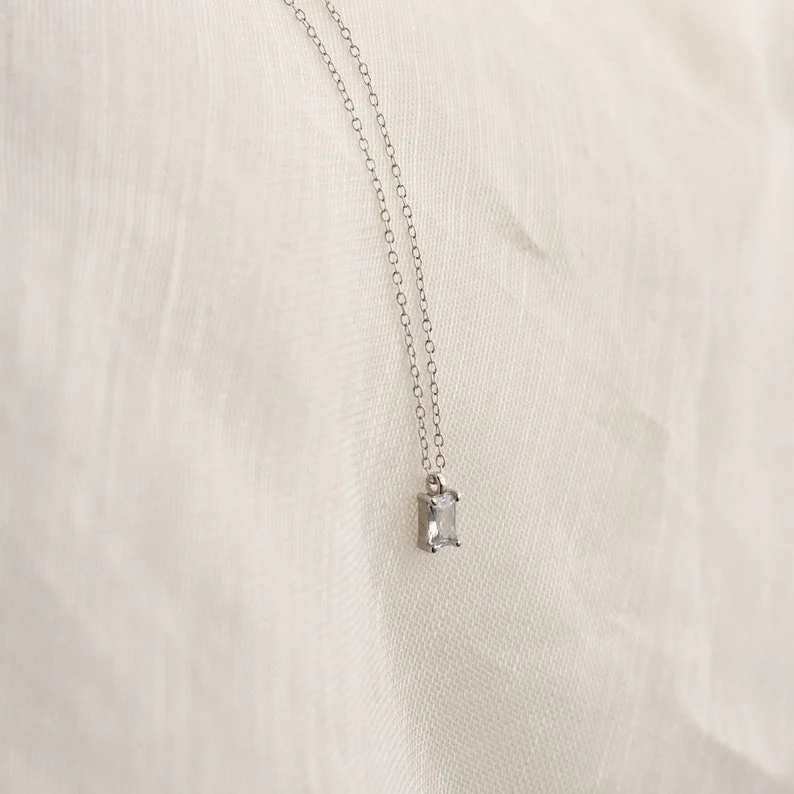 Sage Diamond Necklace - Image 5