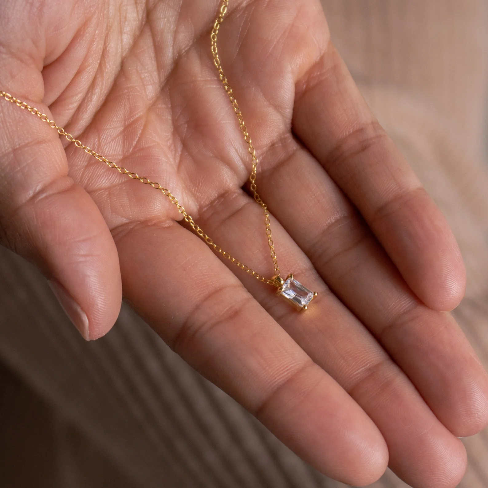 Sage Diamond Necklace - Image 7