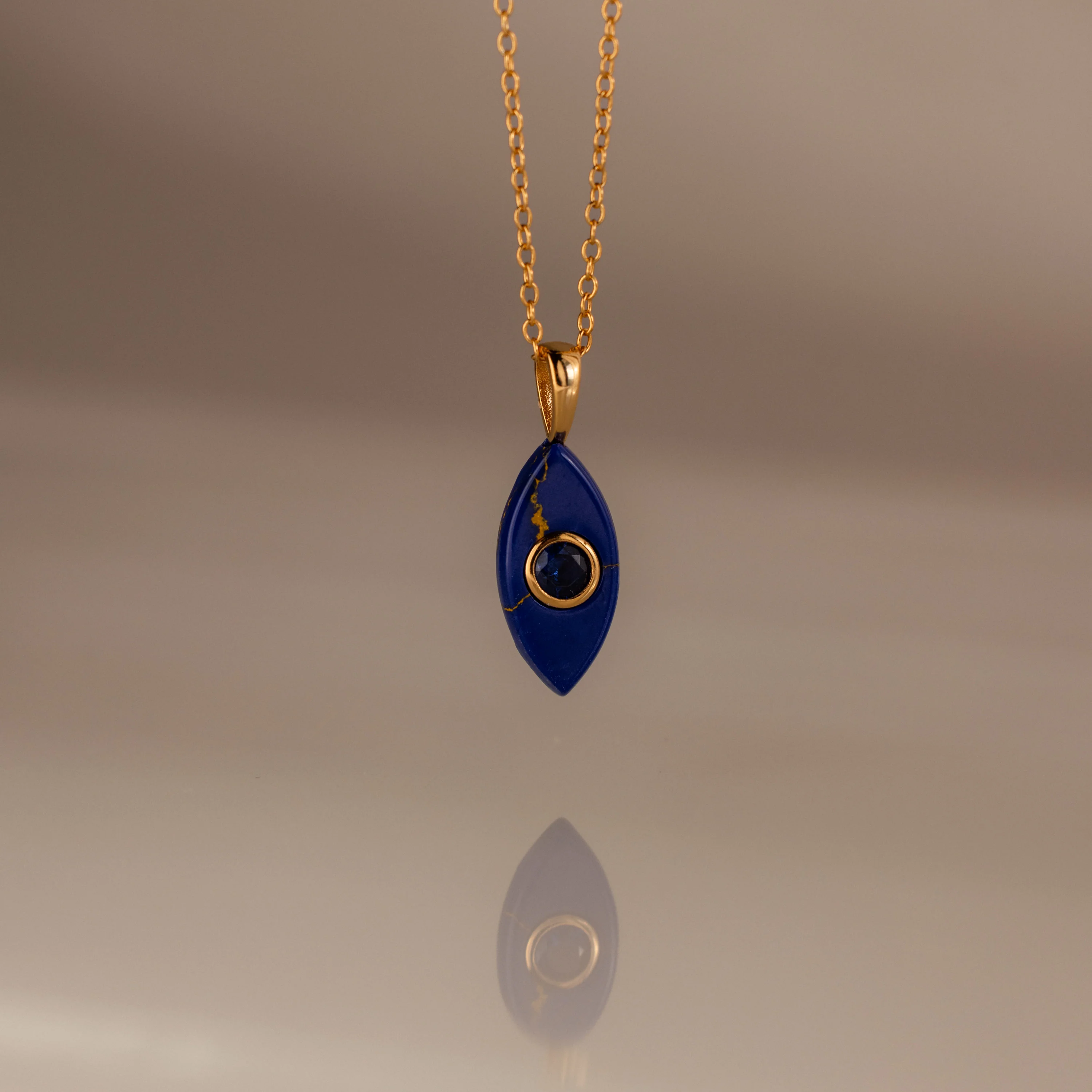 Sapphire Crystal Necklace