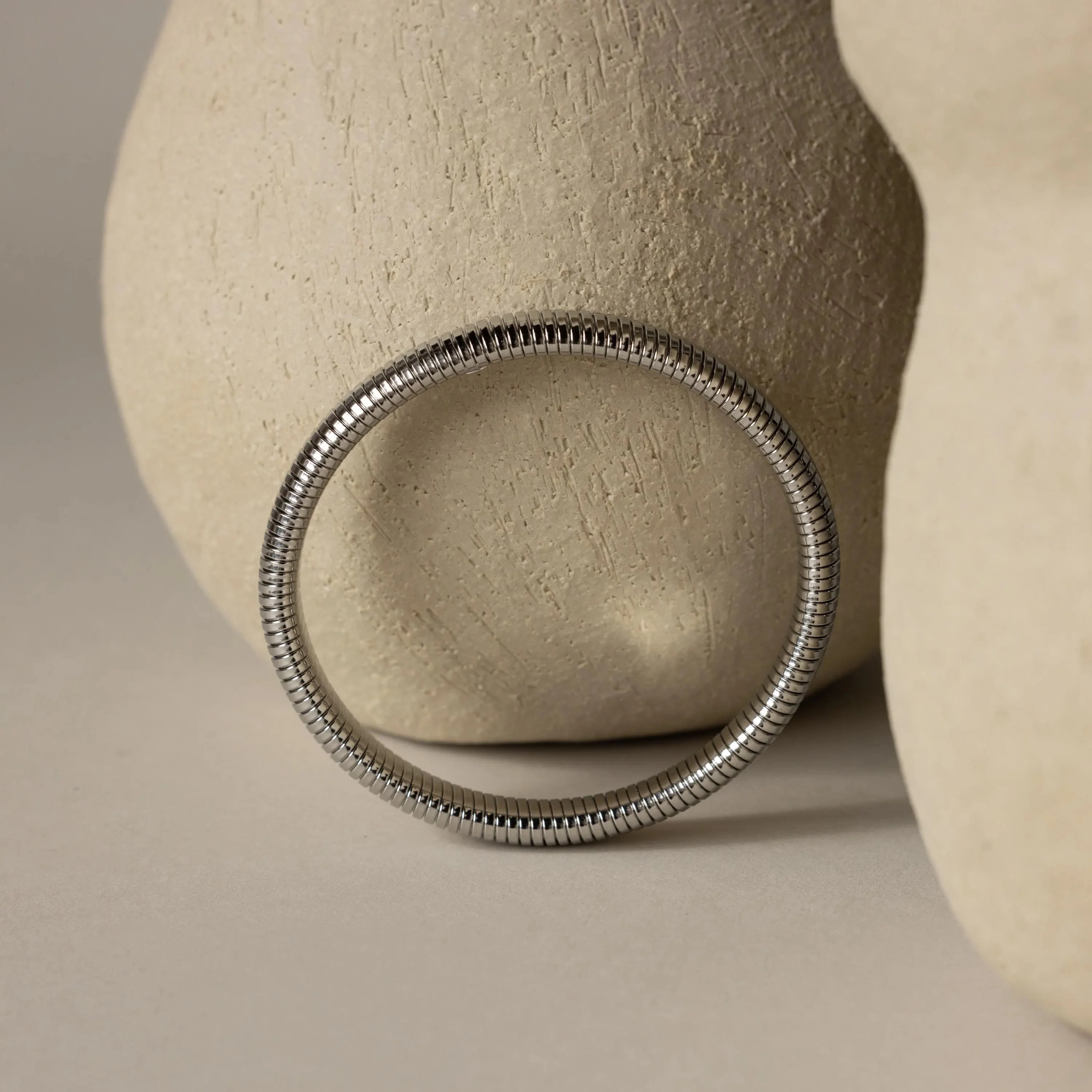 Thick Snake Chain Bangle - Image 5