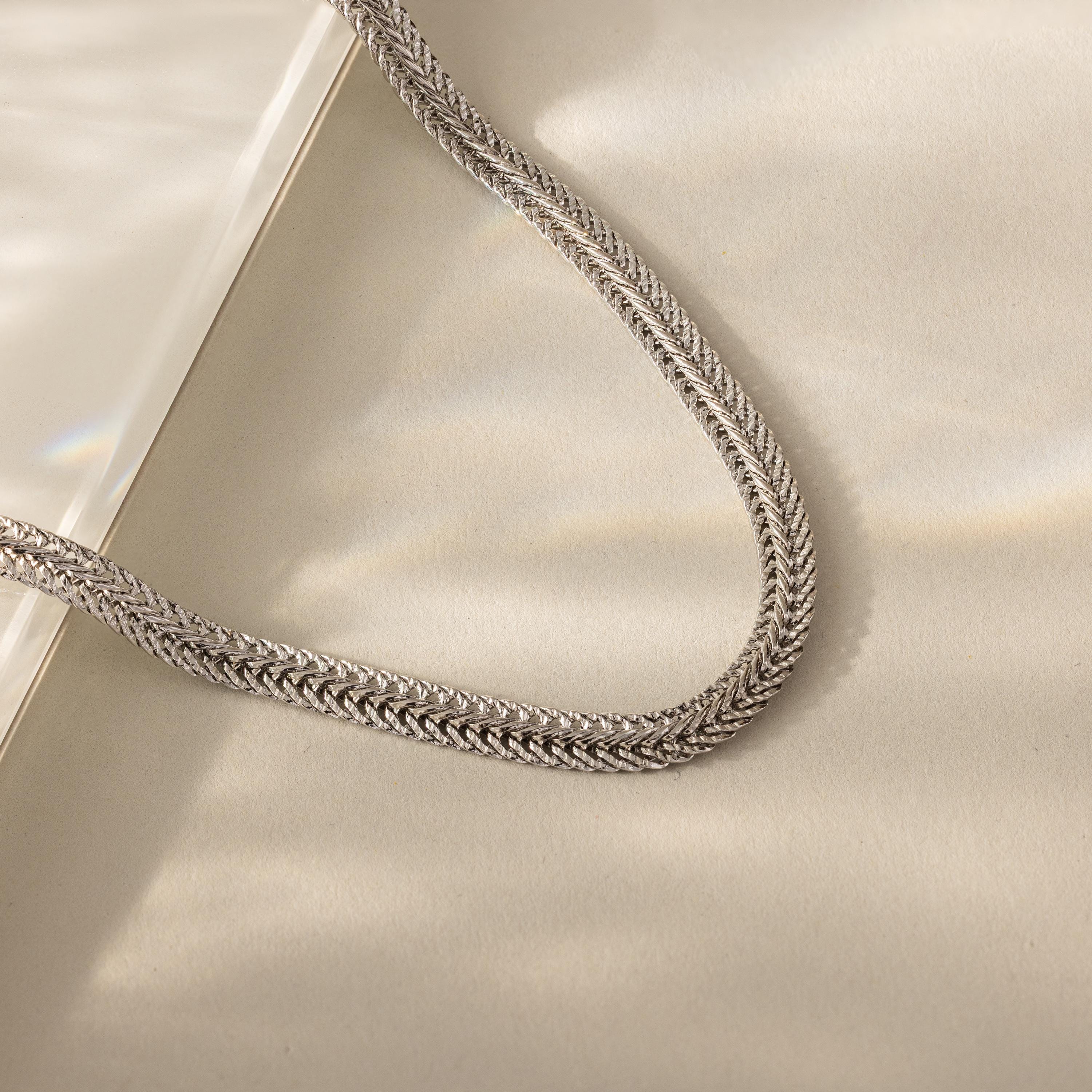 Thin Mesh Chain Necklace - Image 6