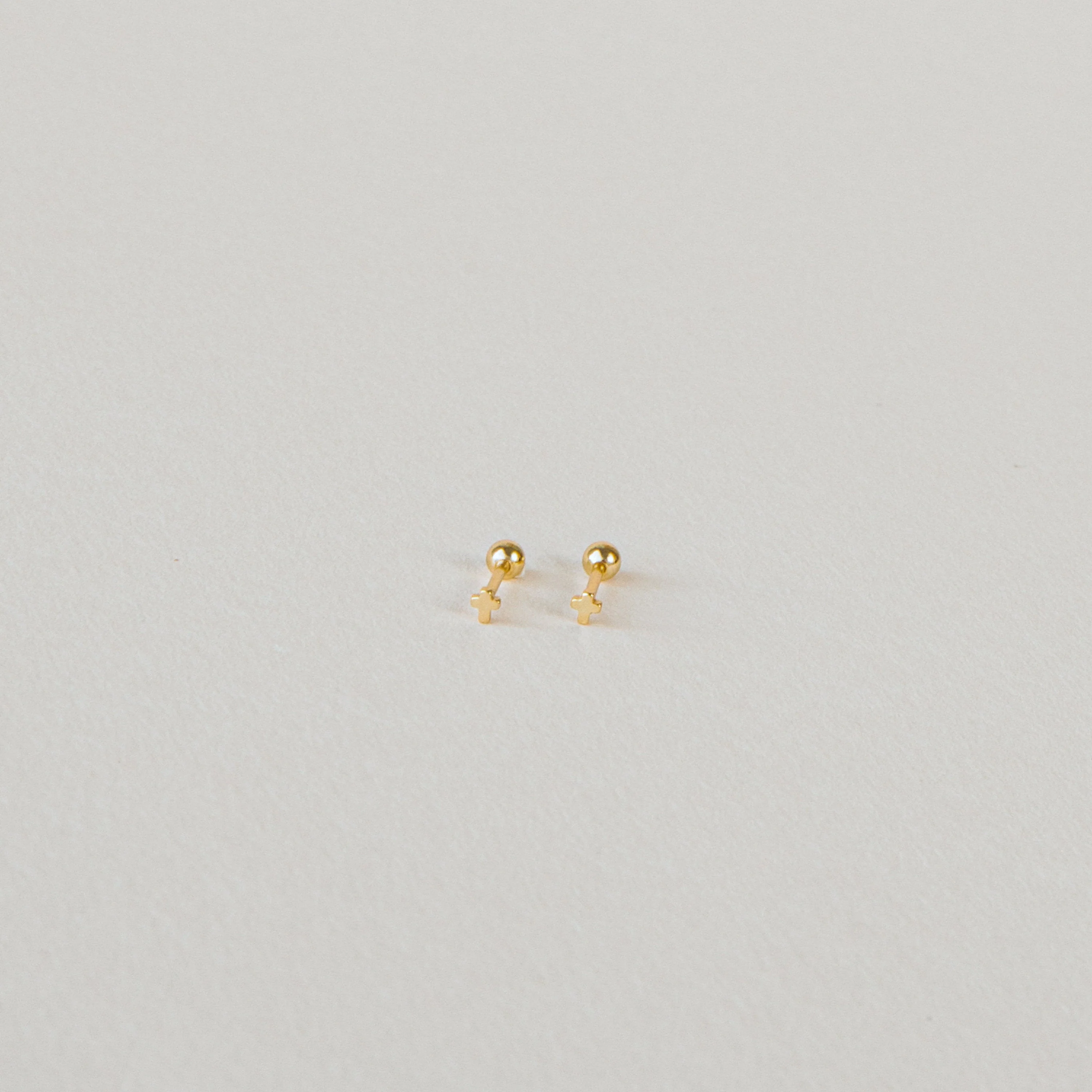 Tiny Cross Studs
