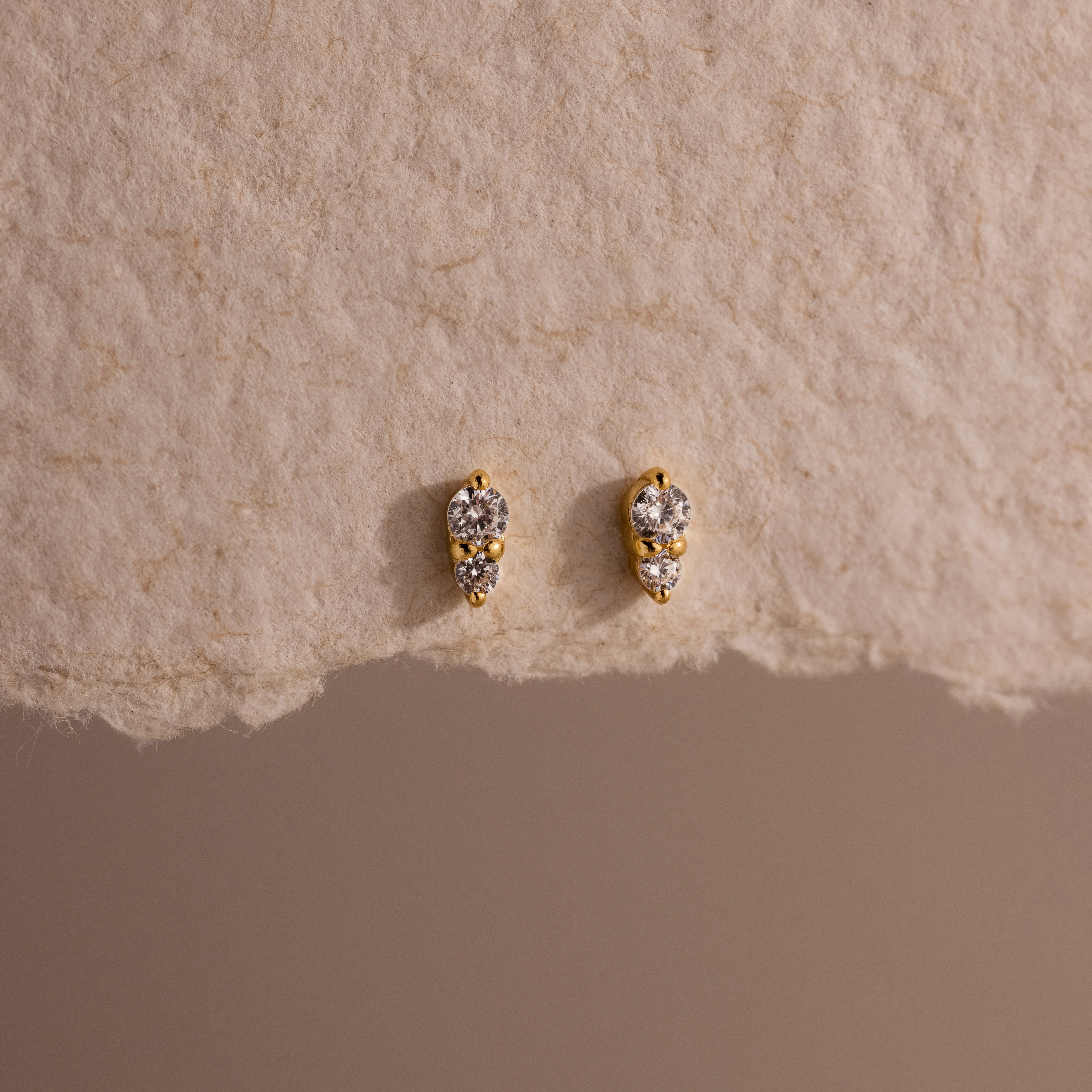 Tiny Duo Birthstone Flatback Studs - Image 6